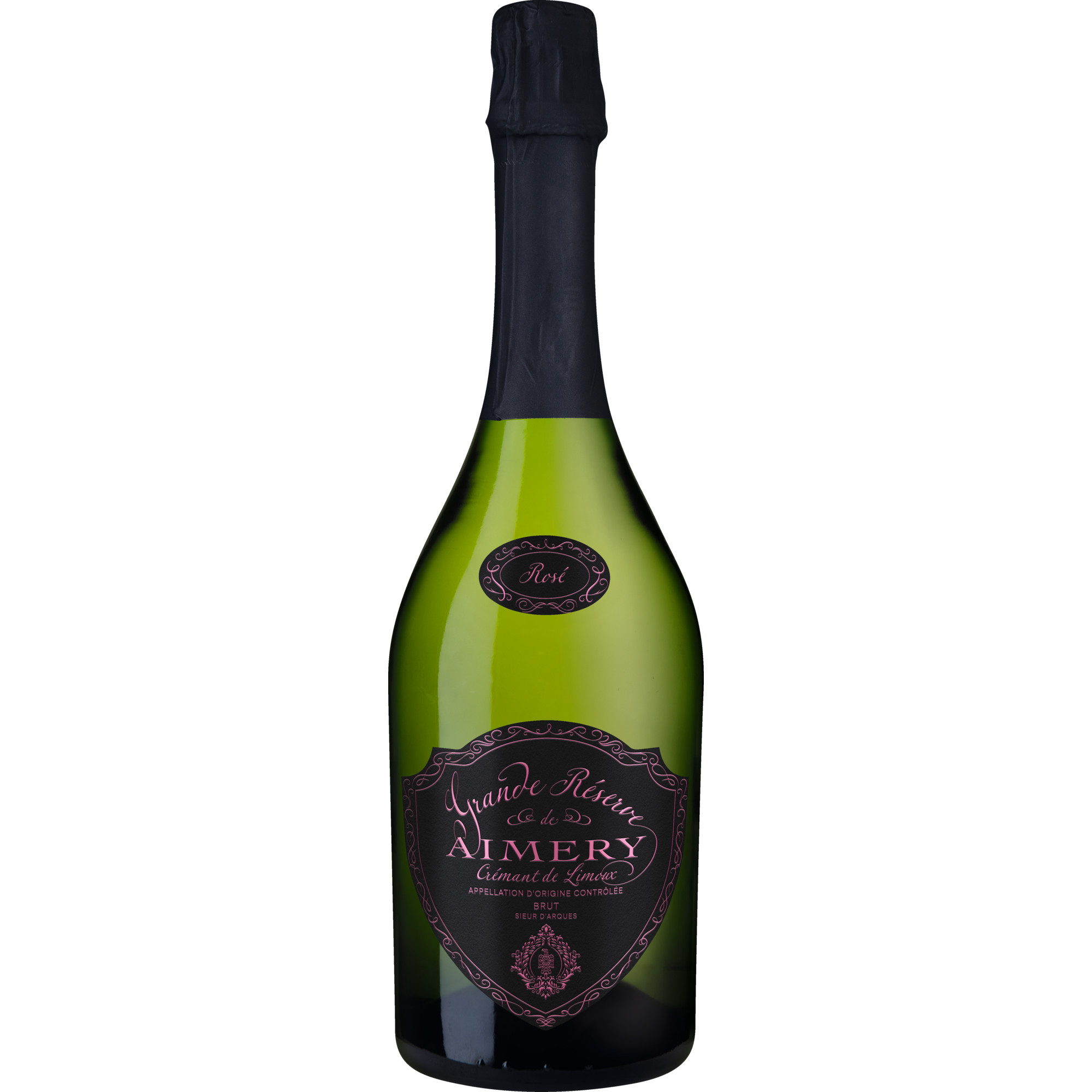 Grande Réserve de Aimery Rosé, Brut, Crémant de Limoux AOP, Languedoc-Roussillon, Schaumwein