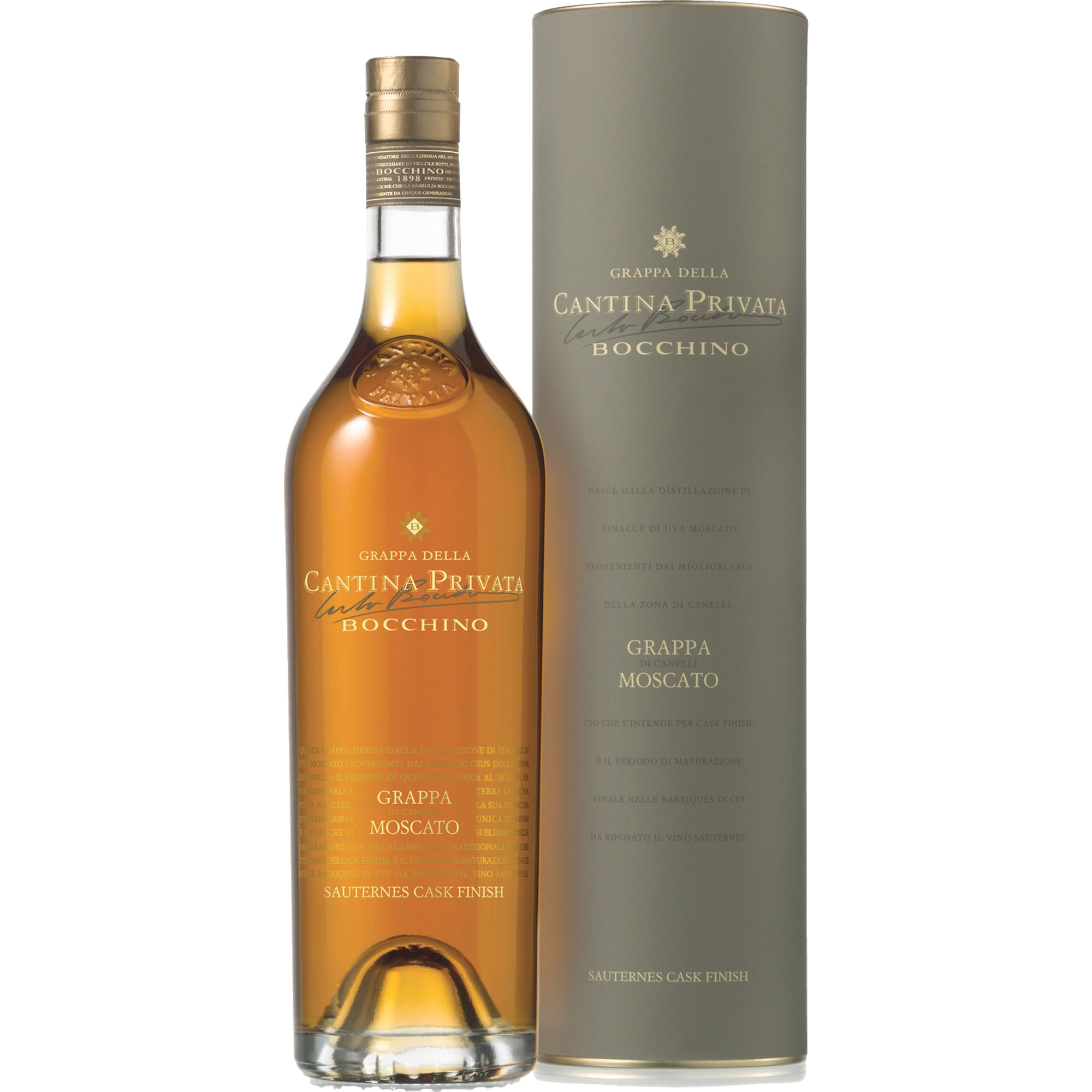 Grappa di Moscato Sauternes Cask Finish, Piemont, Piemont, Spirituosen