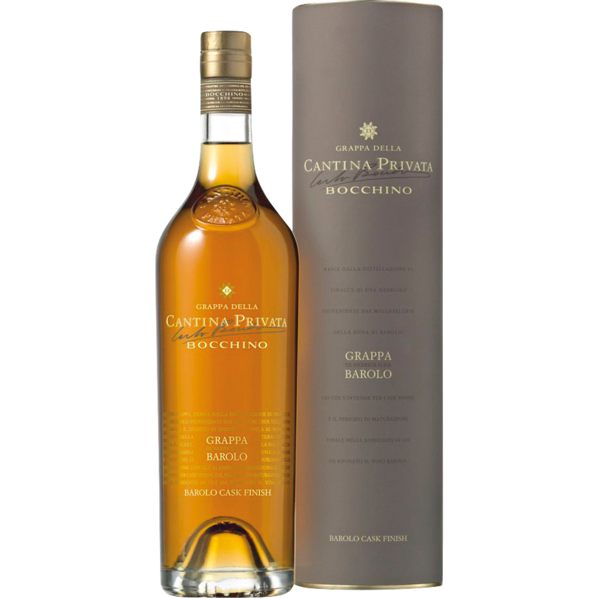 Grappa die Nebbiolo da Barolo, 3,0 L, 42% vol, Piemont, Spirituosen