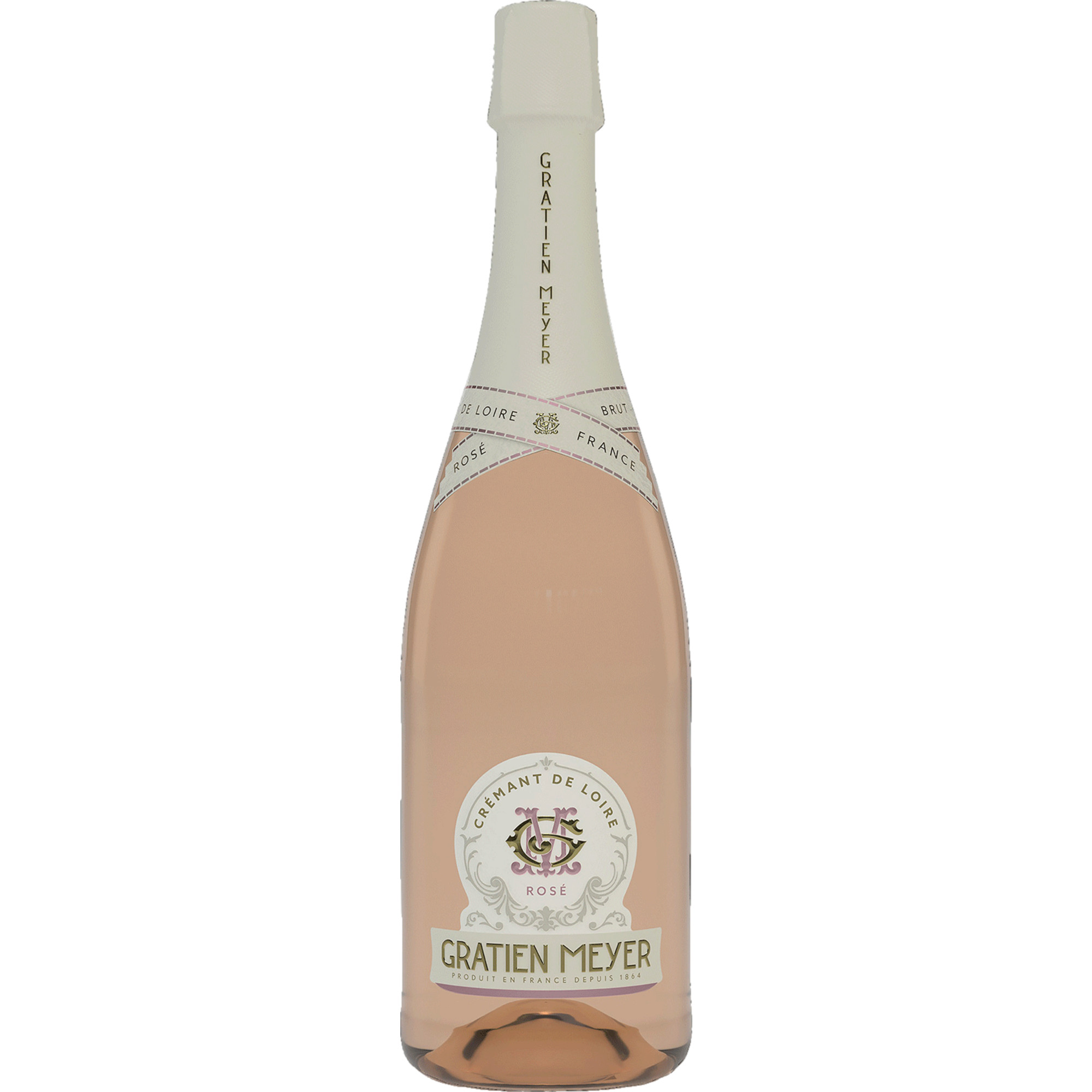 Gratien & Meyer Crémant de Loire Rosé, Brut, Crémant de Loire AOP, Loire, Schaumwein