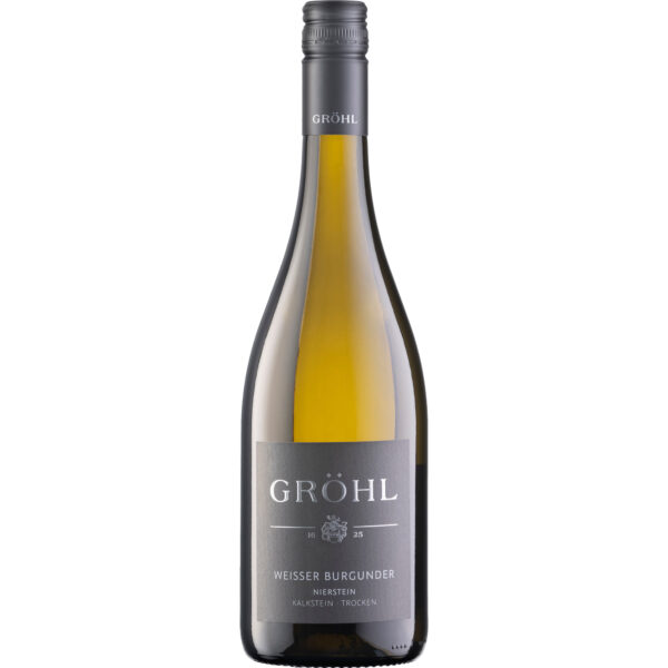 Gröhl Niersteiner Kalkstein Weißer Burgunder, Trocken, Rheinhessen, Rheinhessen, 2024, Weißwein