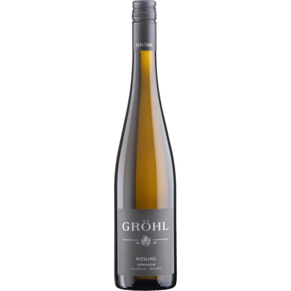 Gröhl Oppenheimer Kalkstein Riesling, Trocken, Rheinhessen, Rheinhessen, 2025, Weißwein