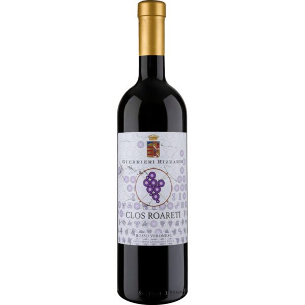 Guerrieri Rizzardi Clos Roareti Rosso, Veronese IGP, Venetien, 2021, Rotwein