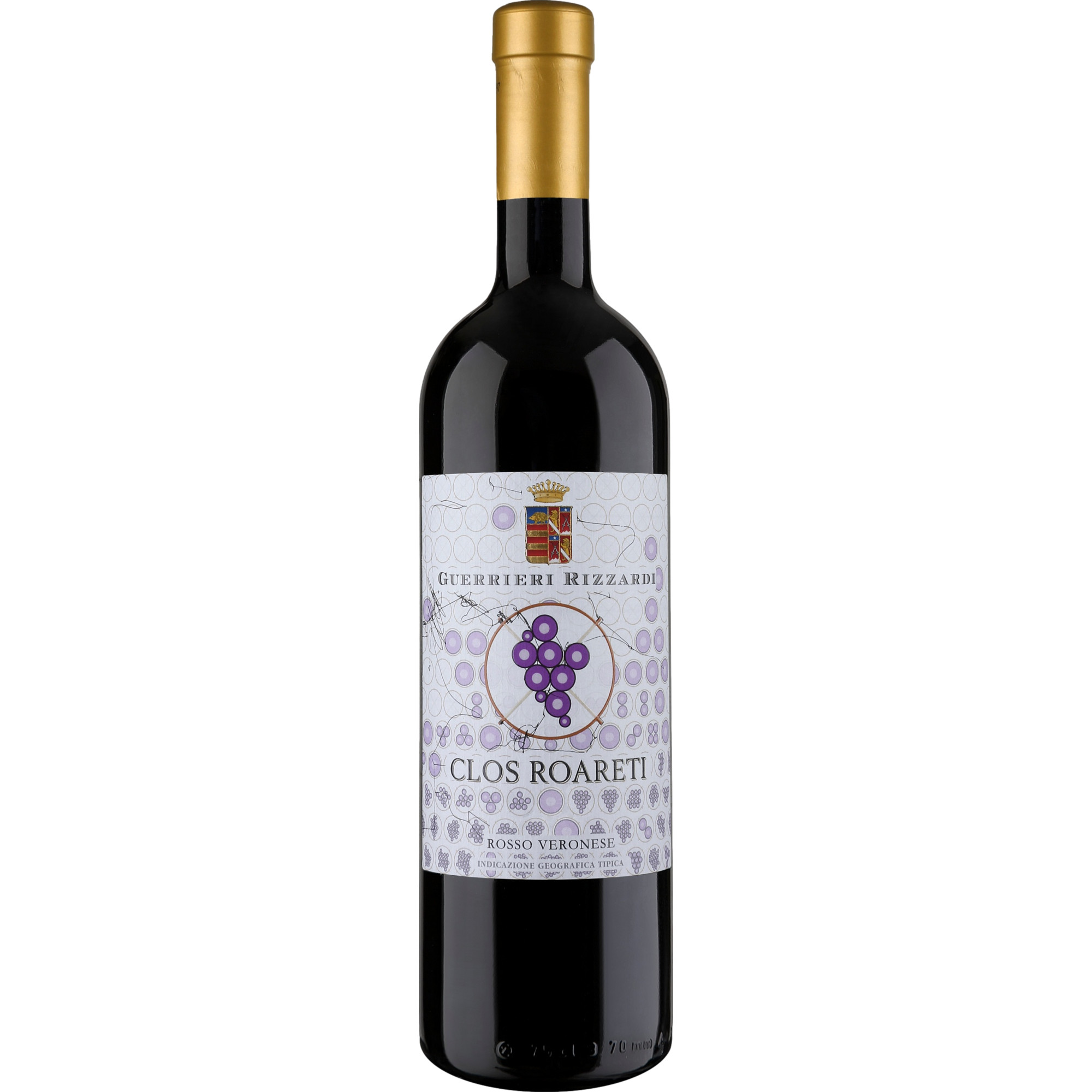 Guerrieri Rizzardi Clos Roareti Rosso, Veronese IGP, Venetien, 2021, Rotwein