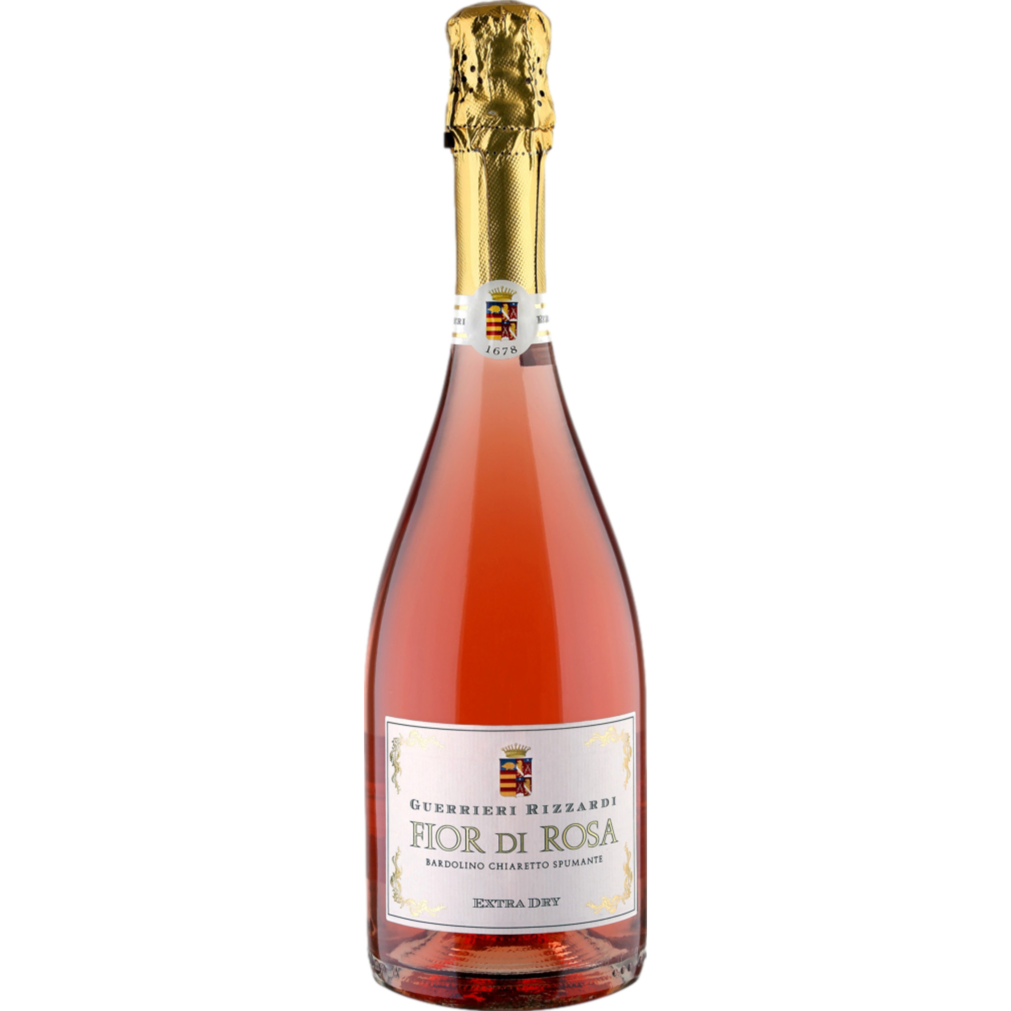 Guerrieri Rizzardi Fior di Rosa Chiaretto Spumante, Extra Dry, Vino Spumante di Qualità, Venetien, Schaumwein