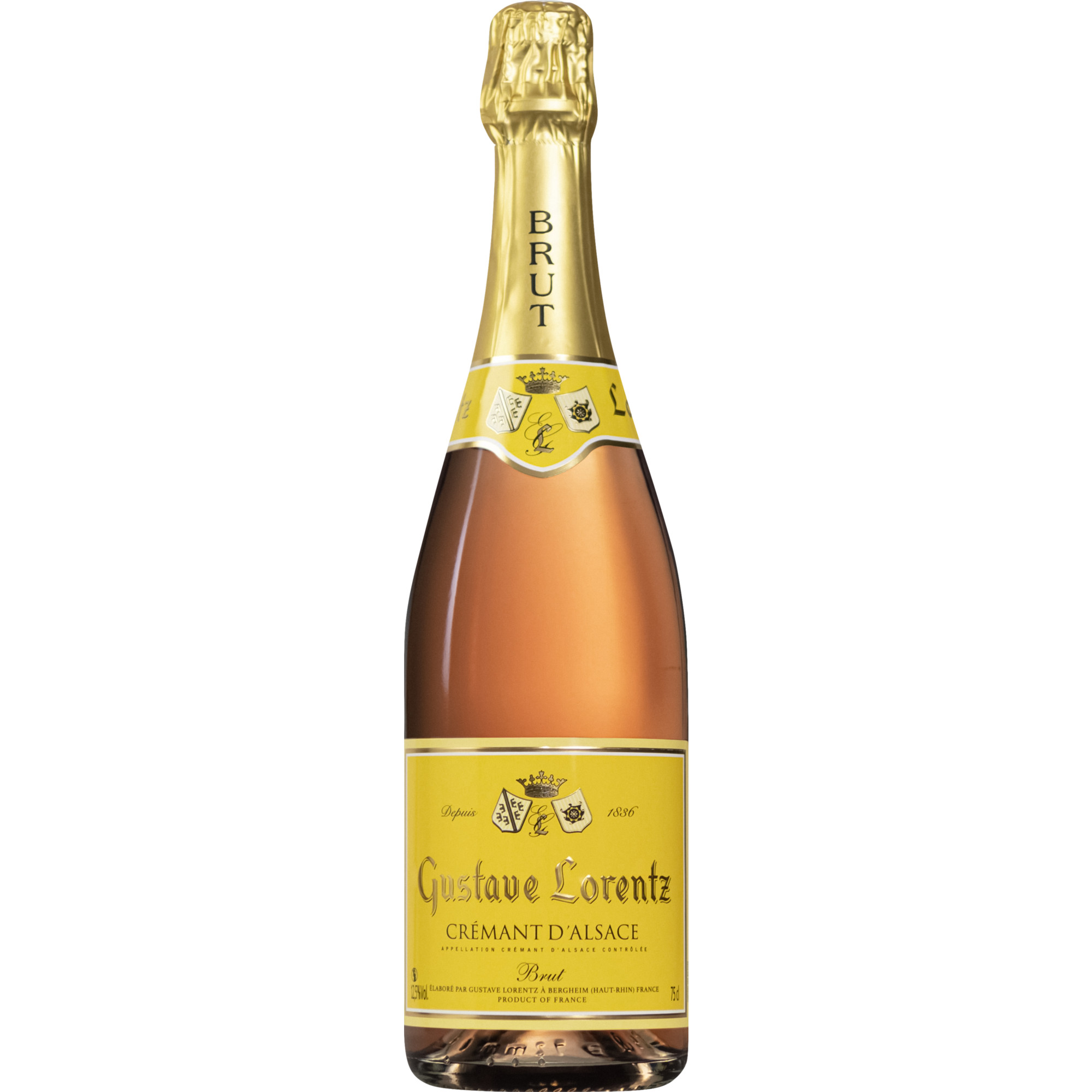 Gustave Lorentz Crémant d'Alsace Rosé, Brut, Crémant d'Alsace AOP, Elsass, Schaumwein