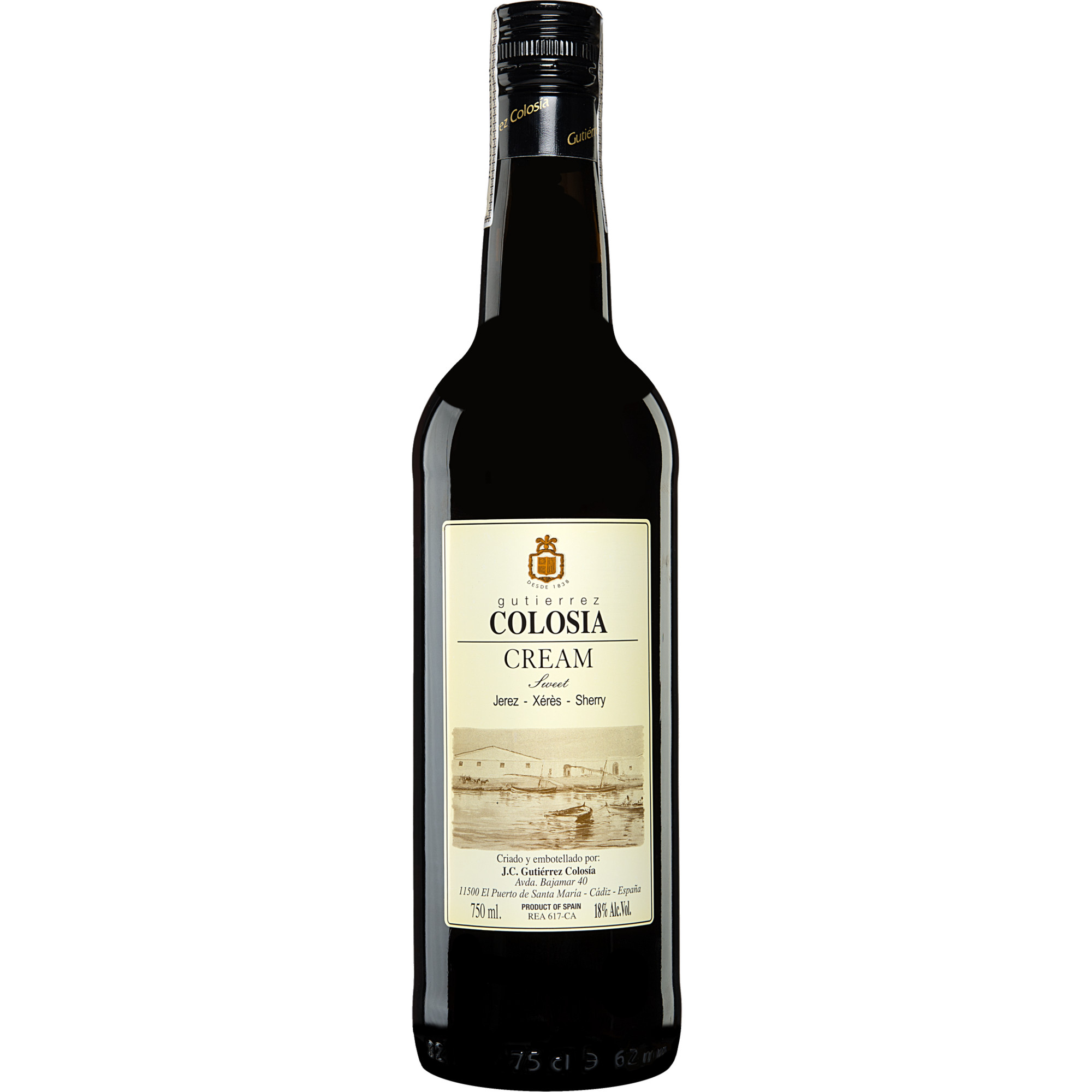 Gutiérrez-Colosía Cream 0.75L 18% Vol. Süß aus Spanien