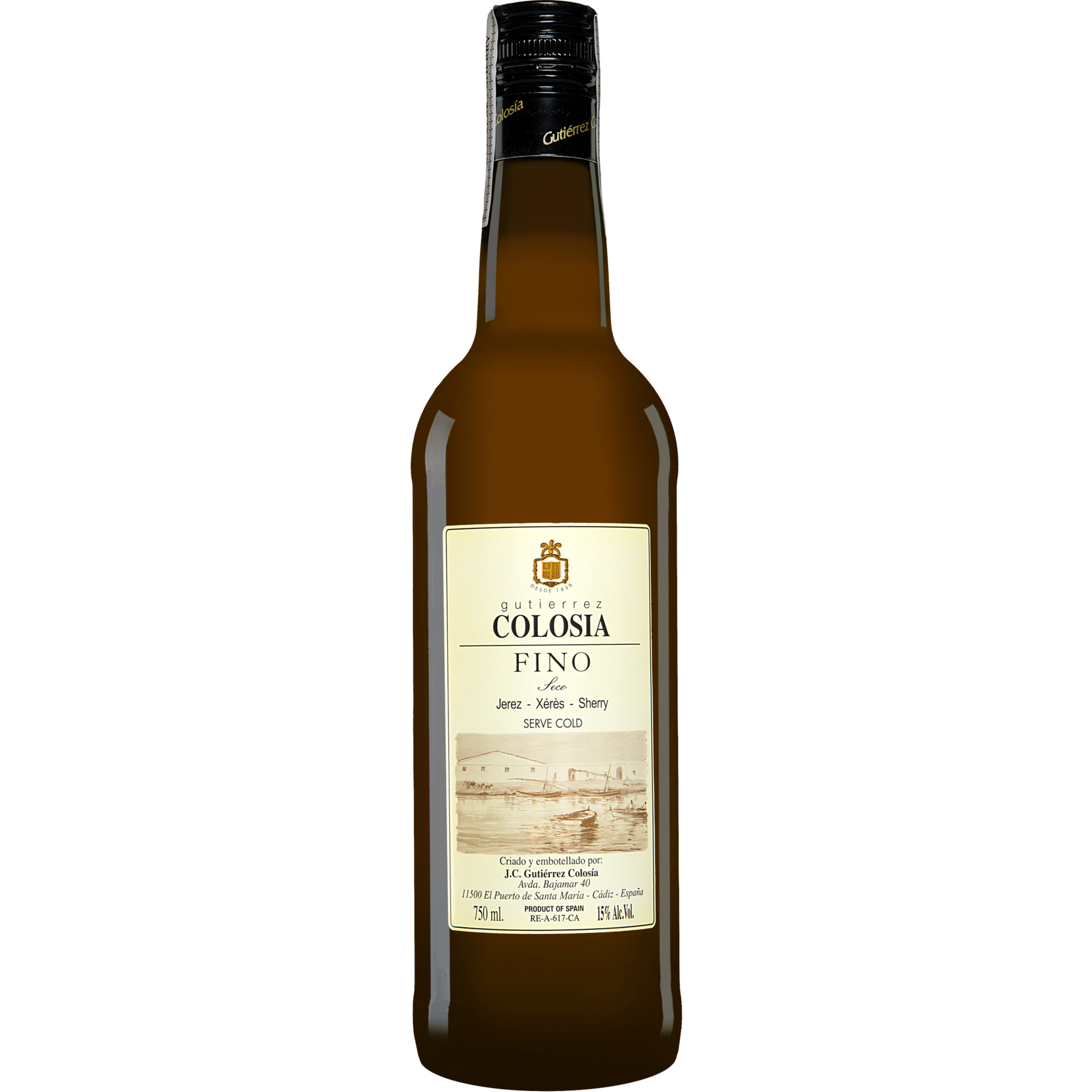 Gutiérrez-Colosía Fino 0.75L 15% Vol. Trocken aus Spanien