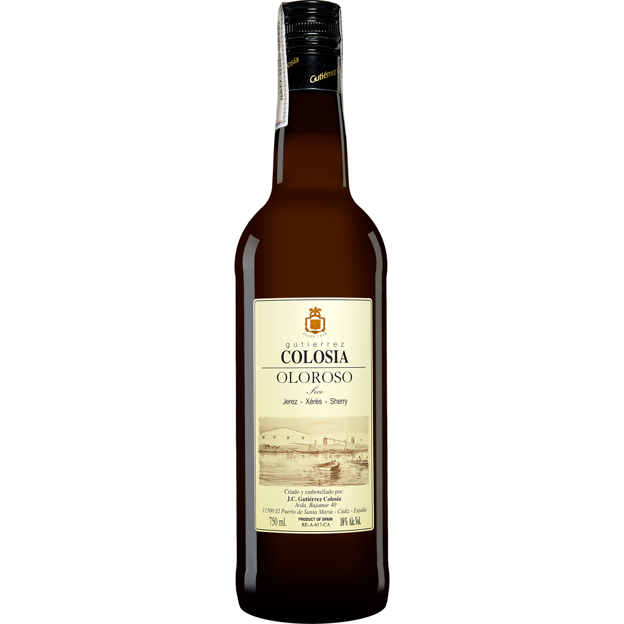 Gutiérrez-Colosía Oloroso 0.75L 18% Vol. Trocken aus Spanien