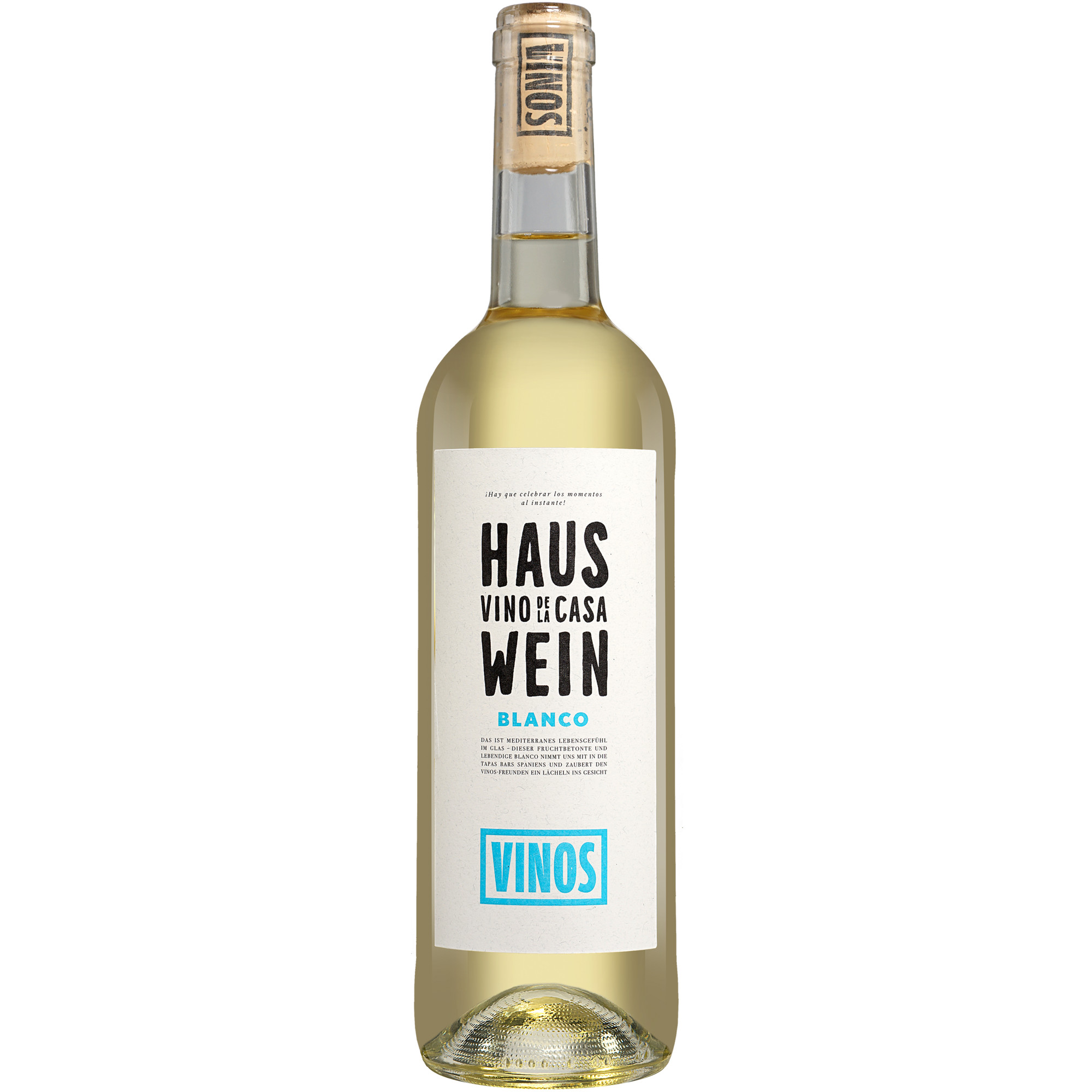 Hauswein Blanco 0.75L 12.5% Vol. Weißwein Trocken aus Spanien