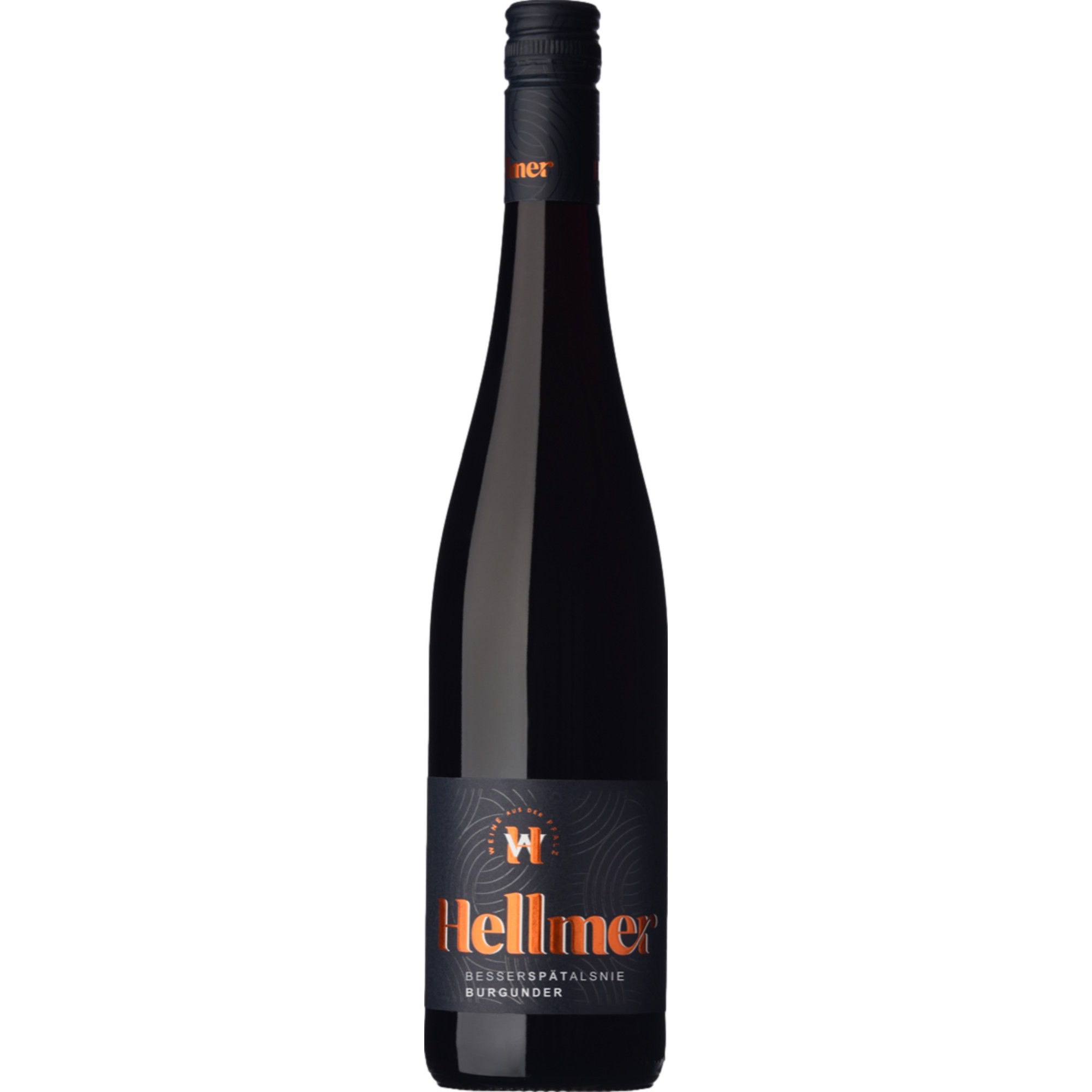 Hellmer BesserSpätalsnieBurgunder, Trocken, Pfalz, Pfalz, 2023, Rotwein