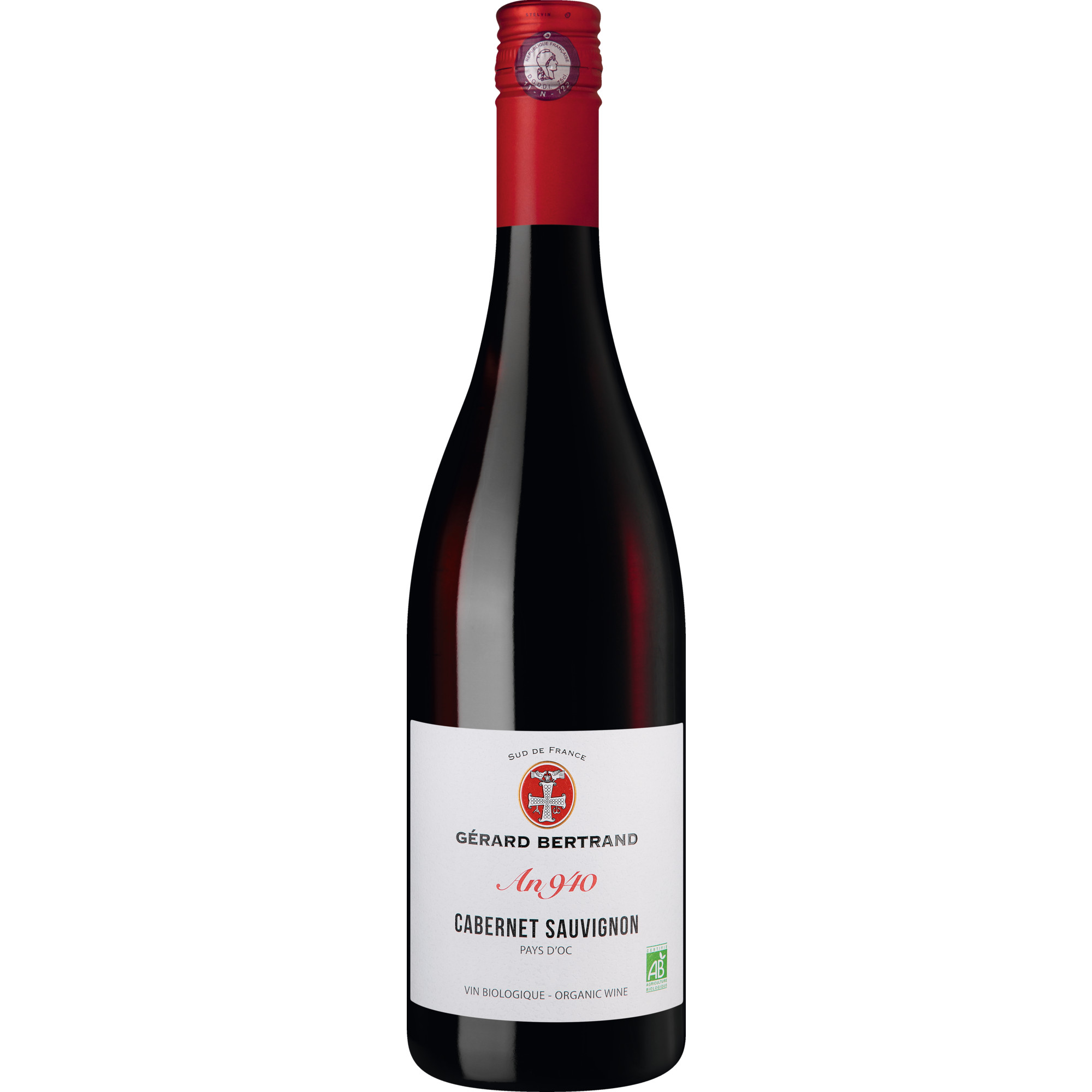Héritage "An 940" Cabernet Sauvignon, Pays d'Oc IGP, Languedoc-Roussillon, 2023, Rotwein