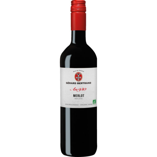 Héritage An 940 Merlot Bio, Pays d'Oc IGP, Languedoc-Roussillon, 2024, Rotwein