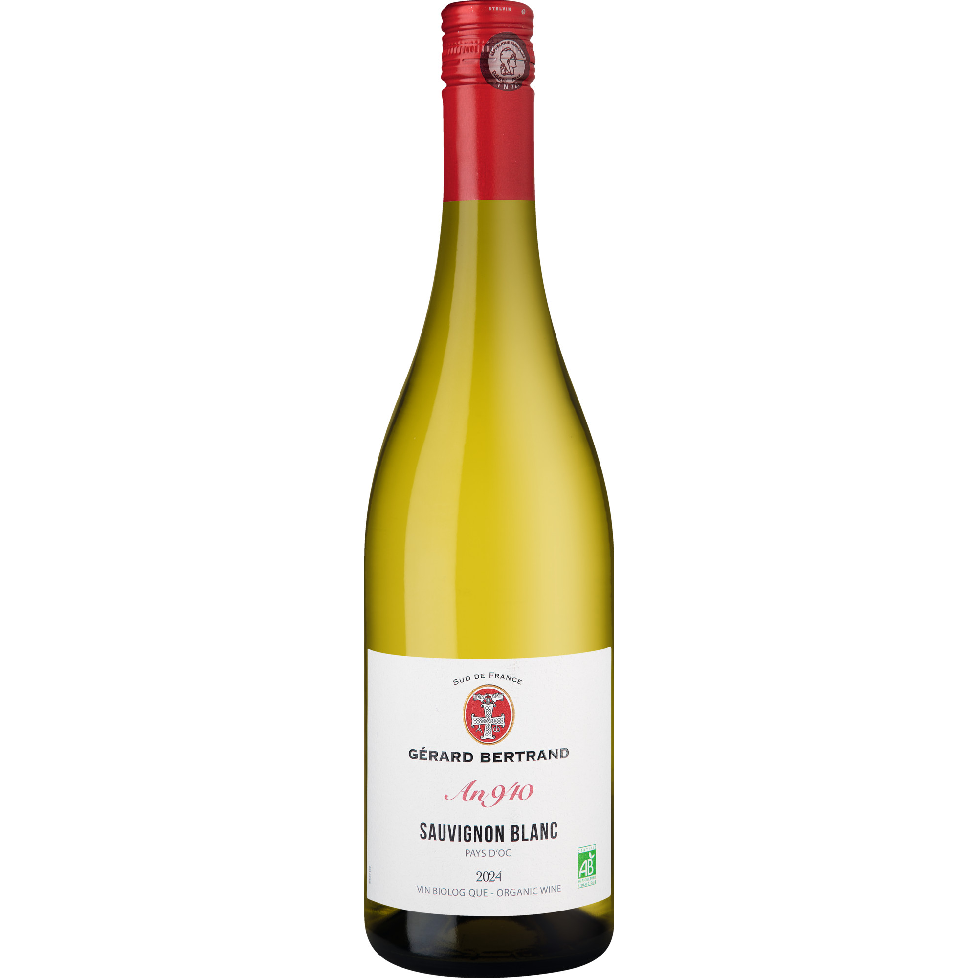 Héritage "An 940" Sauvignon Blanc, Pays d'Oc IGP, Languedoc-Roussillon, 2024, Weißwein
