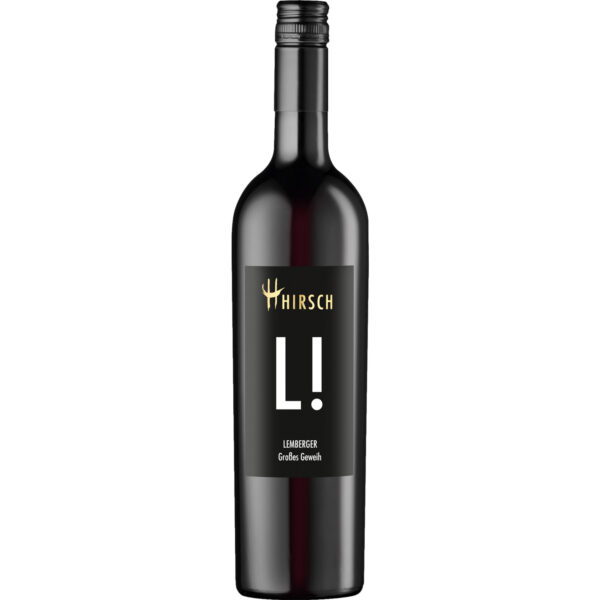 Hirsch L! Lemberger, Trocken, Württemberg, Württemberg, 2022, Rotwein