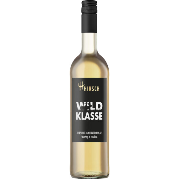 Hirsch Wildklasse Riesling Chardonnay, Trocken, Württemberg, Württemberg, 2025, Weißwein