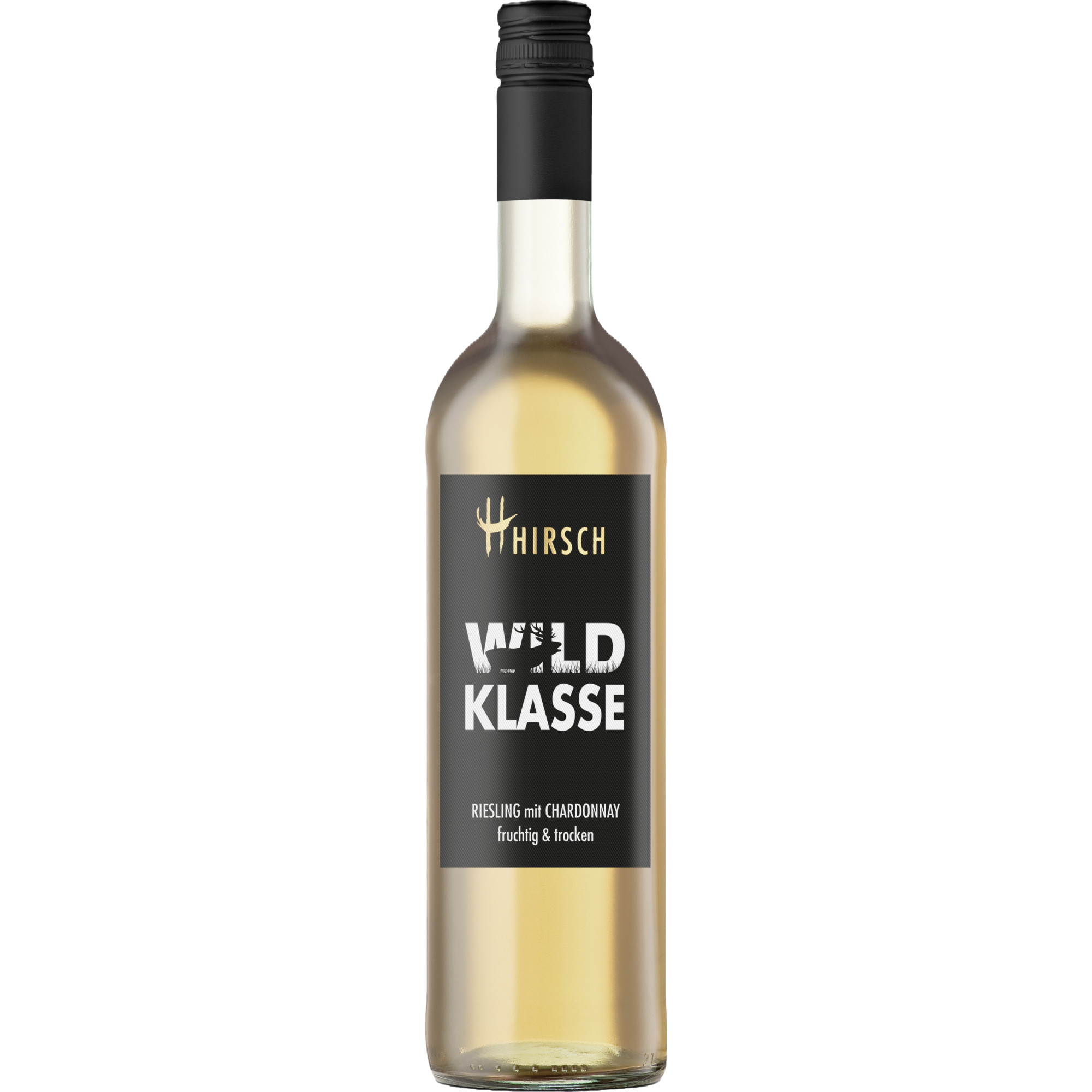 Hirsch Wildklasse Riesling Chardonnay, Trocken, Württemberg, Württemberg, 2025, Weißwein