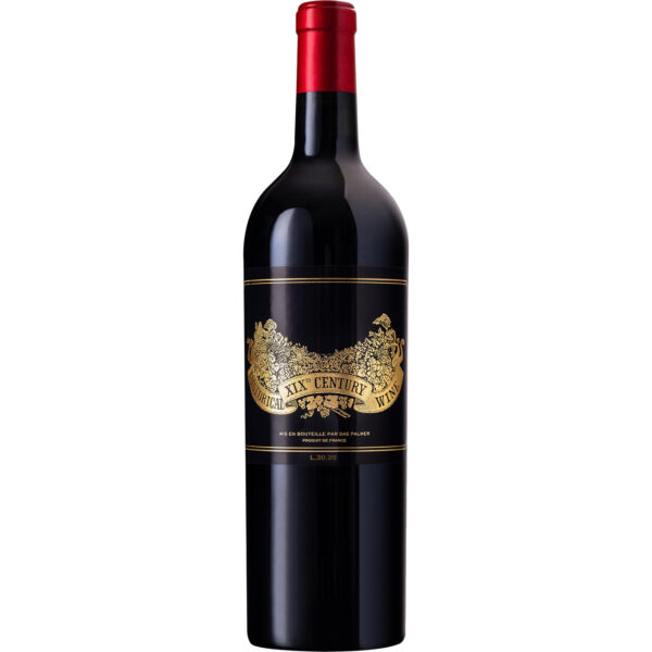 Historical XIXth Century Wine, by Château Palmer, Vin de France, Bordeaux, 2019, Rotwein