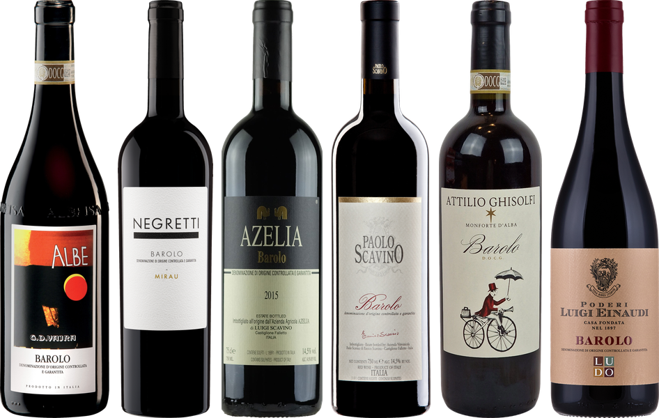 Hochwertiges Barolo Verkostungsset