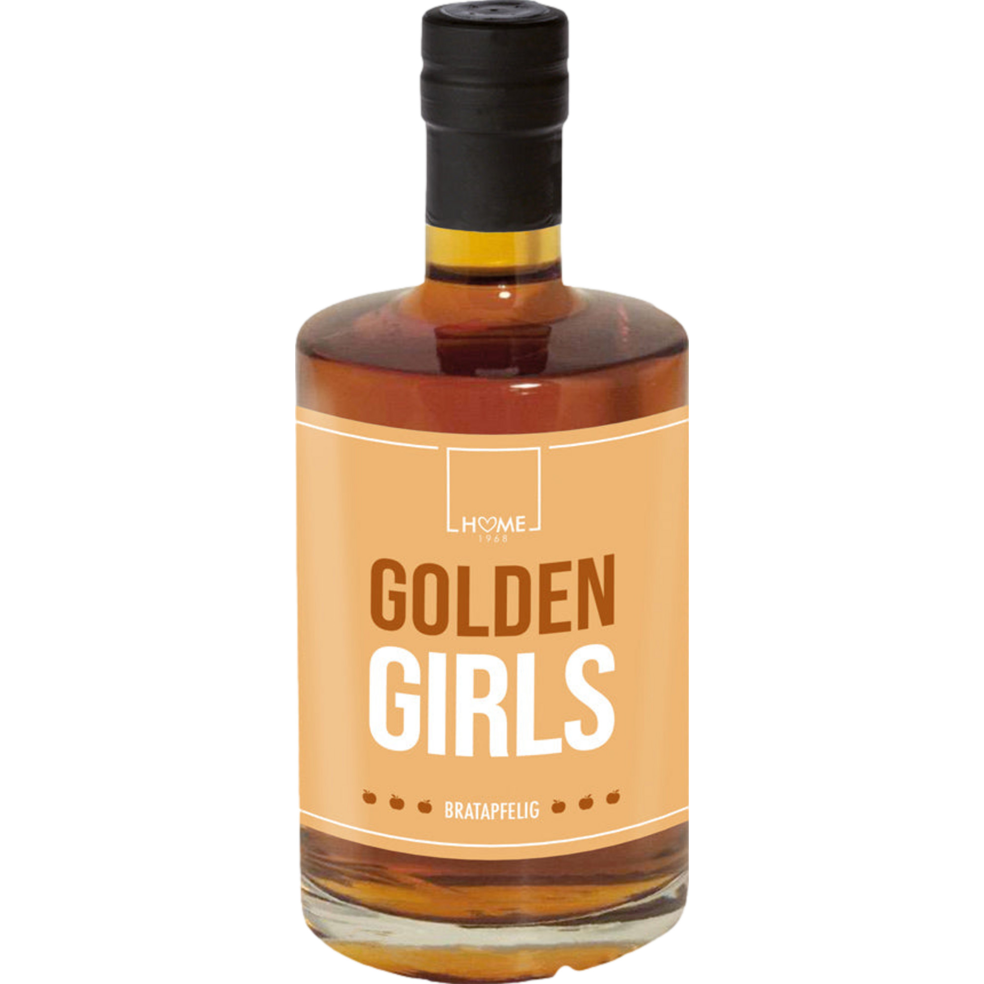 Home 1968 Golden Girls Bratapfellikör, 0,5 L, 20% Vol., Spirituosen