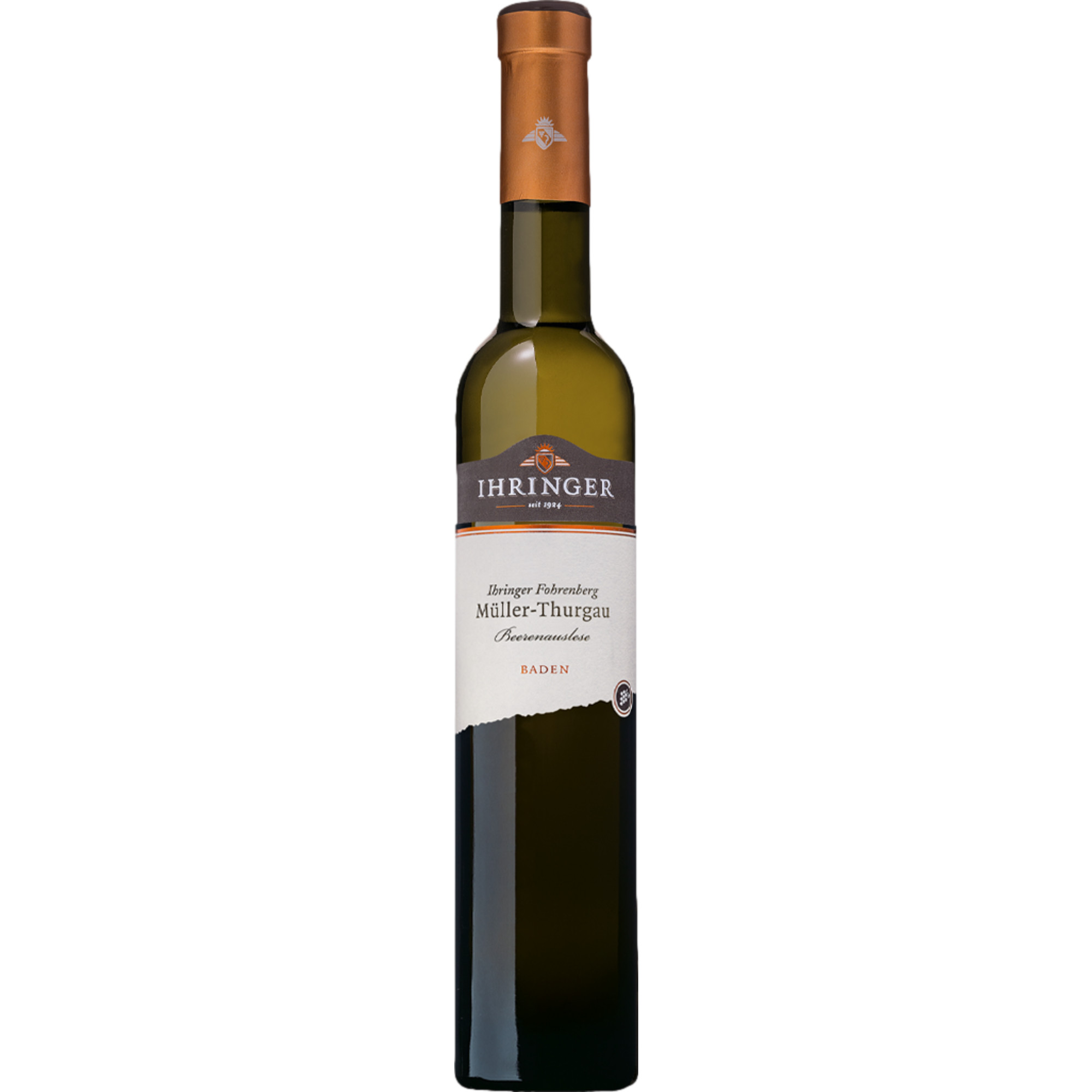Ihringer Fohrenberg Müller-Thurgau Beerenauslese, Edelsüß, Baden, 0,375 L, Baden, 2018, Weißwein