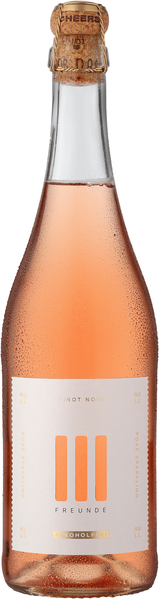III FREUNDE Pinot Noir Sparkling Rosé Alkoholfrei