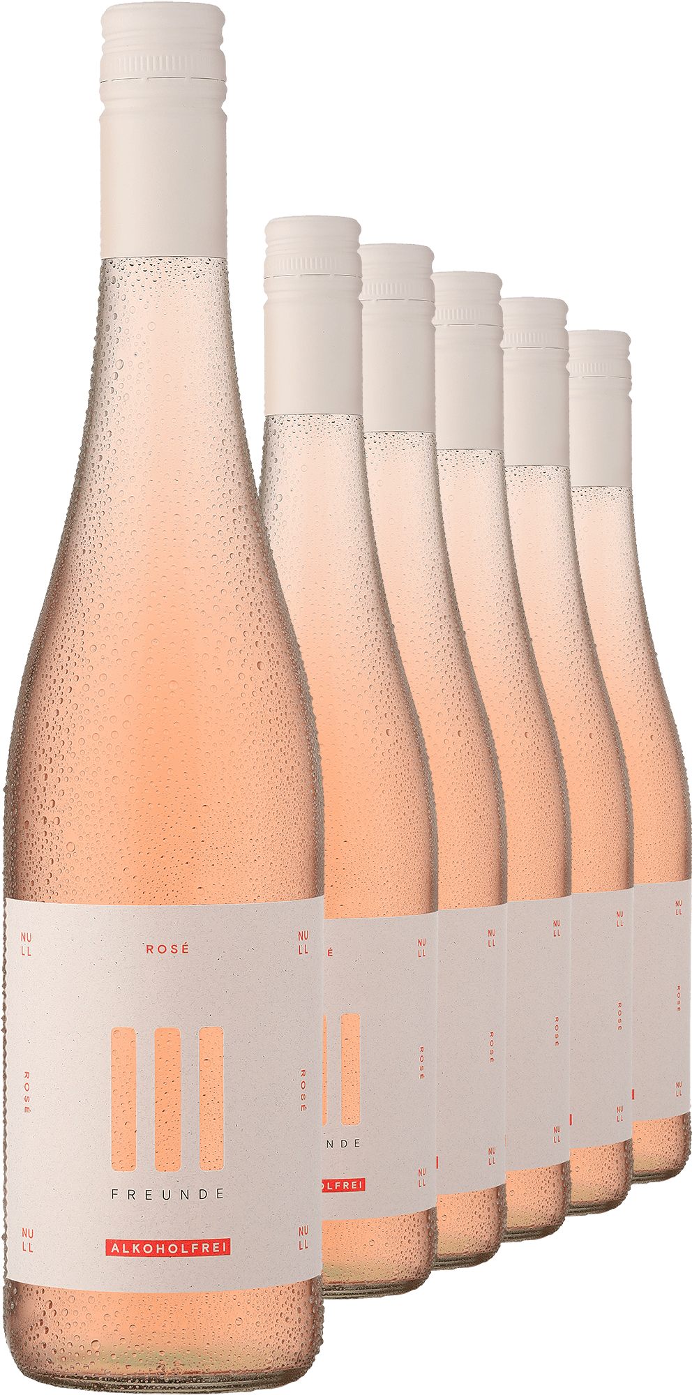 III FREUNDE Rosé Alkoholfrei im 6er-Vorratspaket