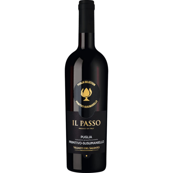 Il Passo Primitivo Susumaniello, Puglia IGP, Apulien, 2023, Rotwein