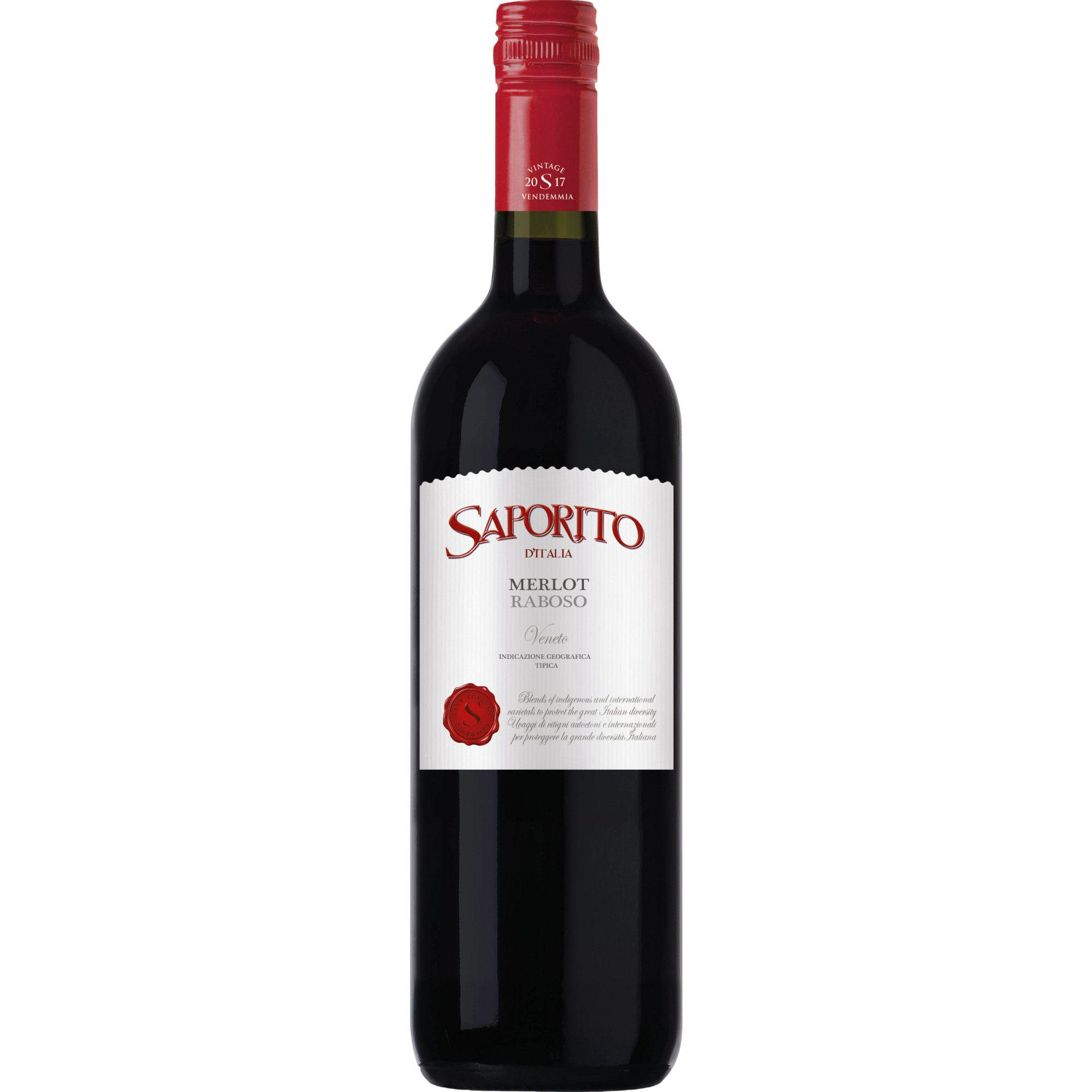 Il Saporito Merlot Raboso, Veneto IGP, Venetien, 2024, Rotwein