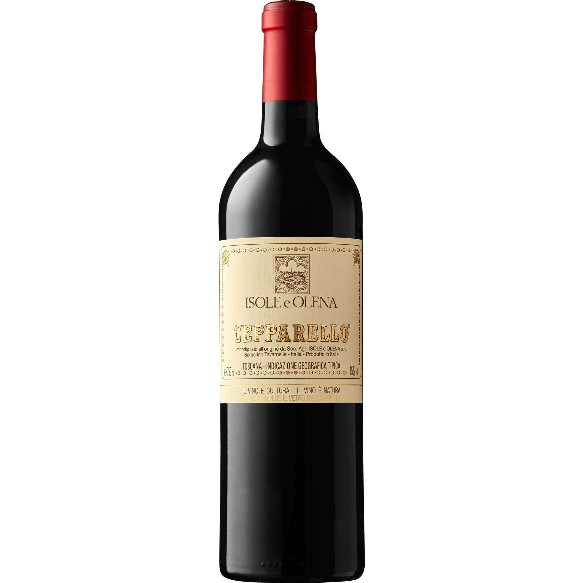 Isole e Olena Cepparello Sangiovese, Toscana IGP, Toskana, 2019, Rotwein