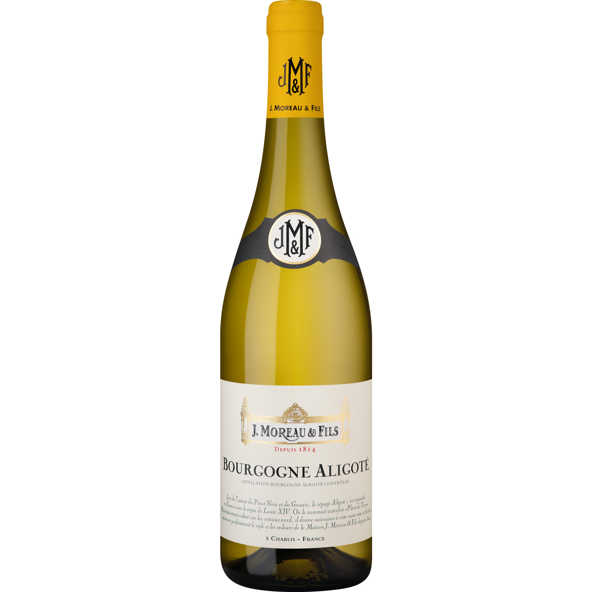 J. Moreau & Fils Bourgogne Aligoté, Bourgogne Aligoté AOP, Burgund, 2025, Weißwein