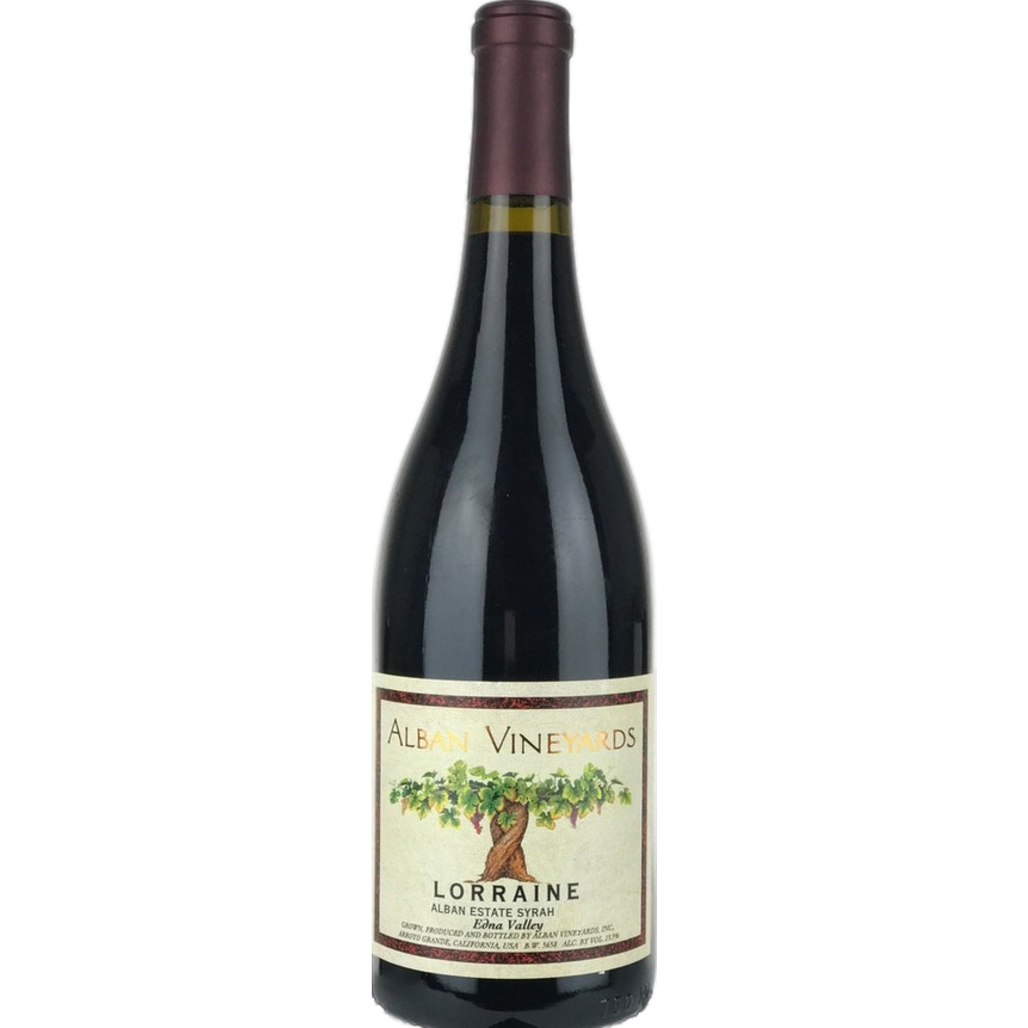 John Alban Vineyards Lorraine Syrah, Edna Valley, Kalifornien, 2019, Rotwein