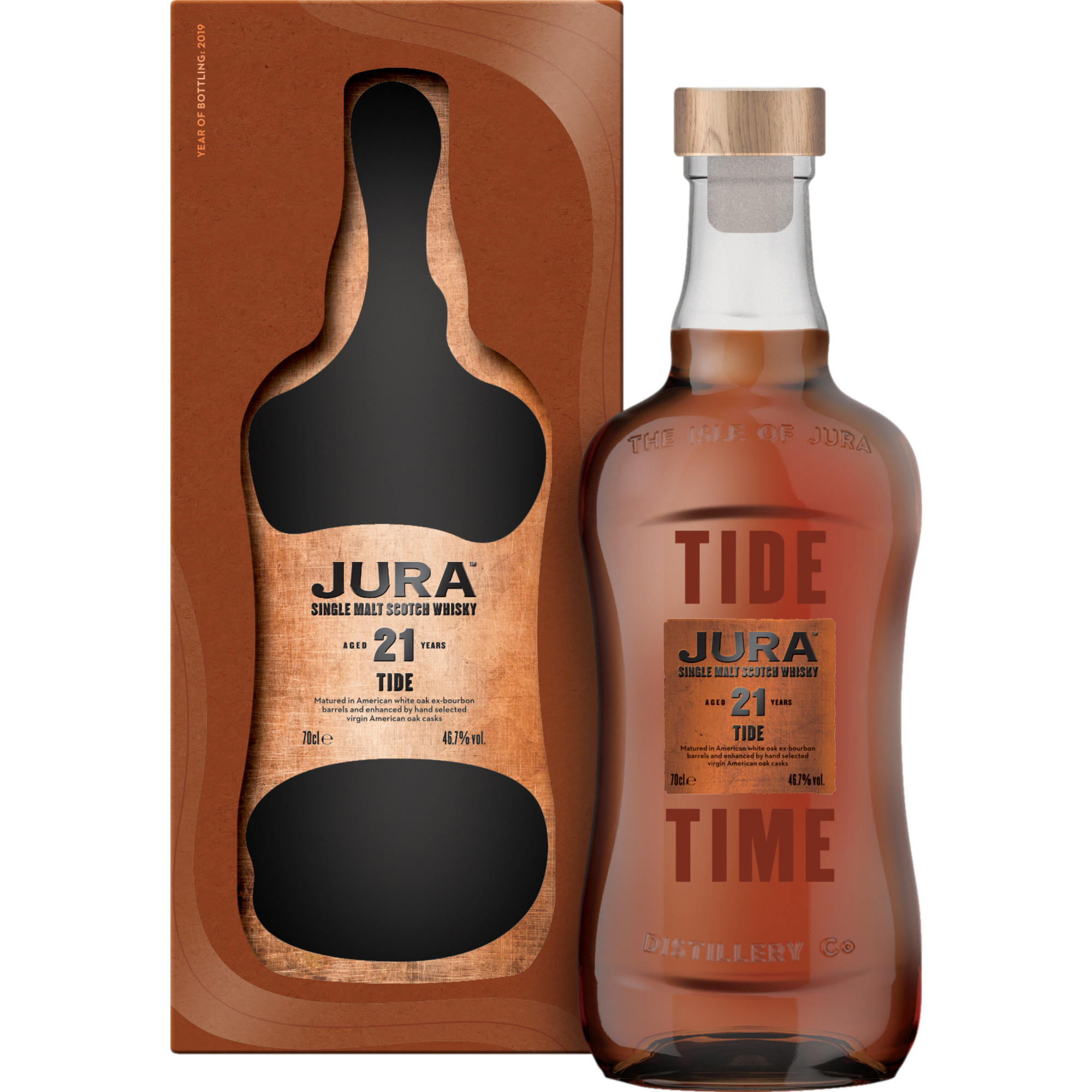 Jura "TIDE" Single Malt 21 Years, 0,7 L, 46,7% Vol., Spirituosen