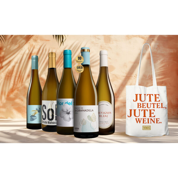 Jute (Weiß)Weine-Paket 3.75L Weinpaket aus Spanien