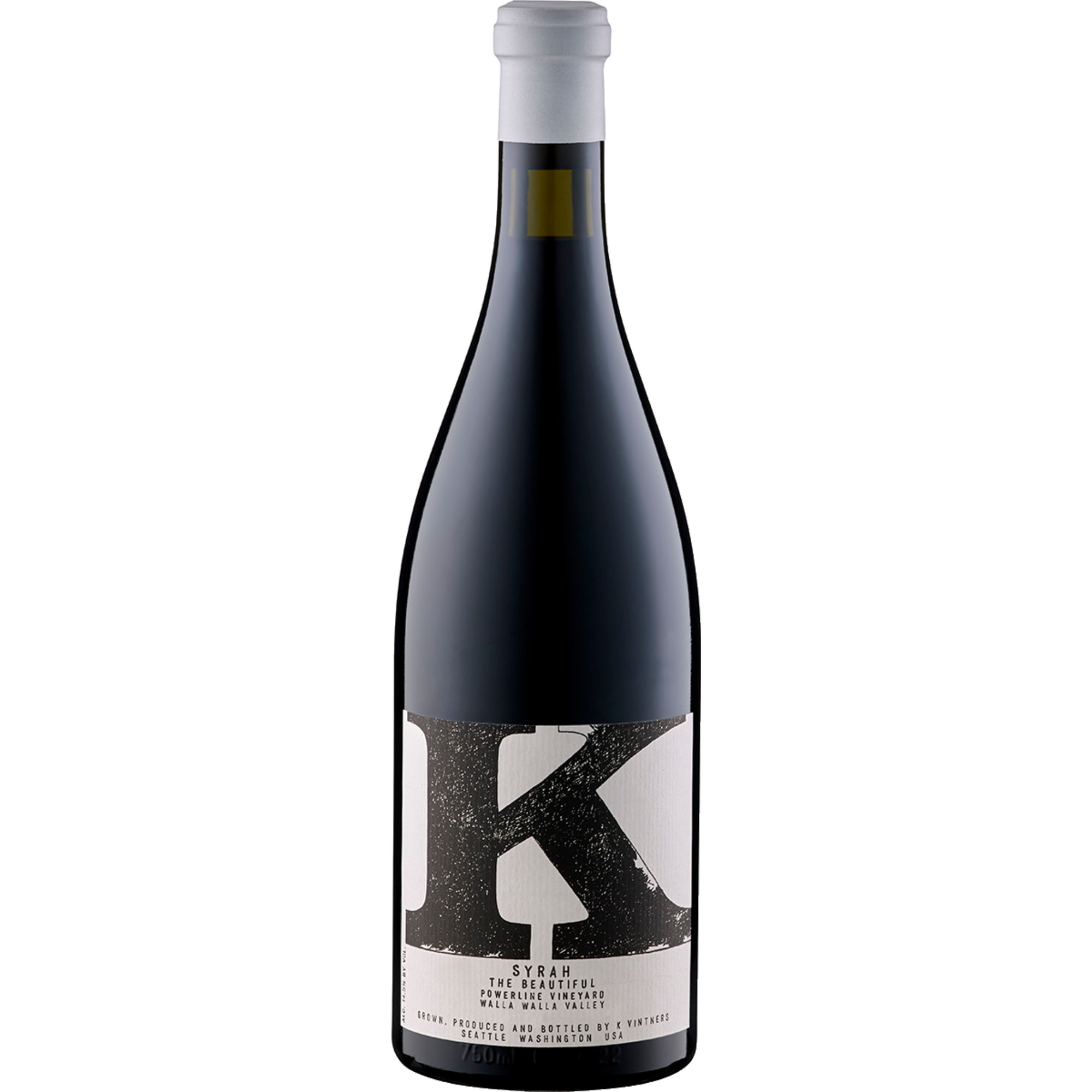 K The Beautiful Syrah, Washington State, Washington, 2018, Rotwein