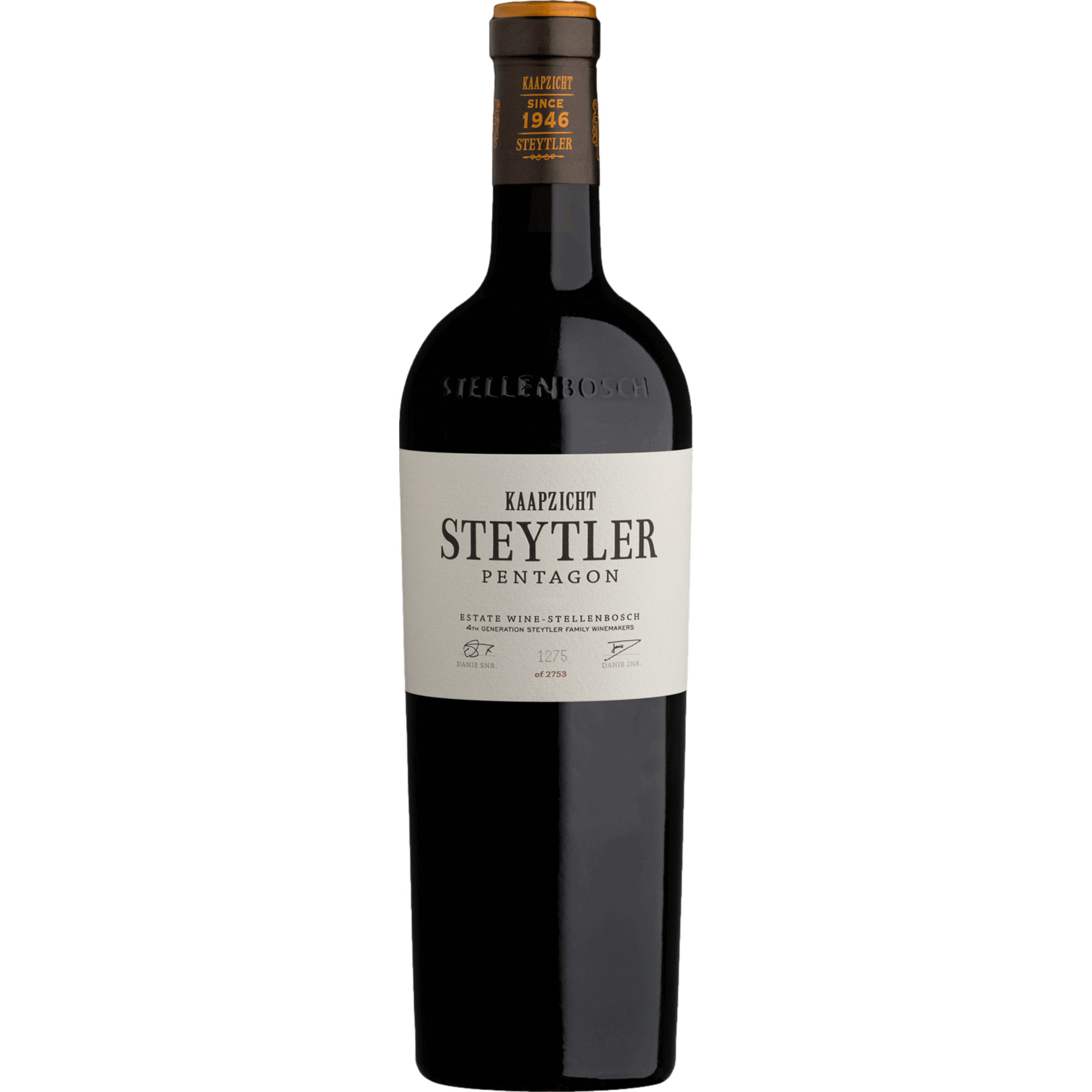 Kaapzicht The Steytler Range Pentagon, WO Stellenbosch, Western Cape, 2021, Rotwein