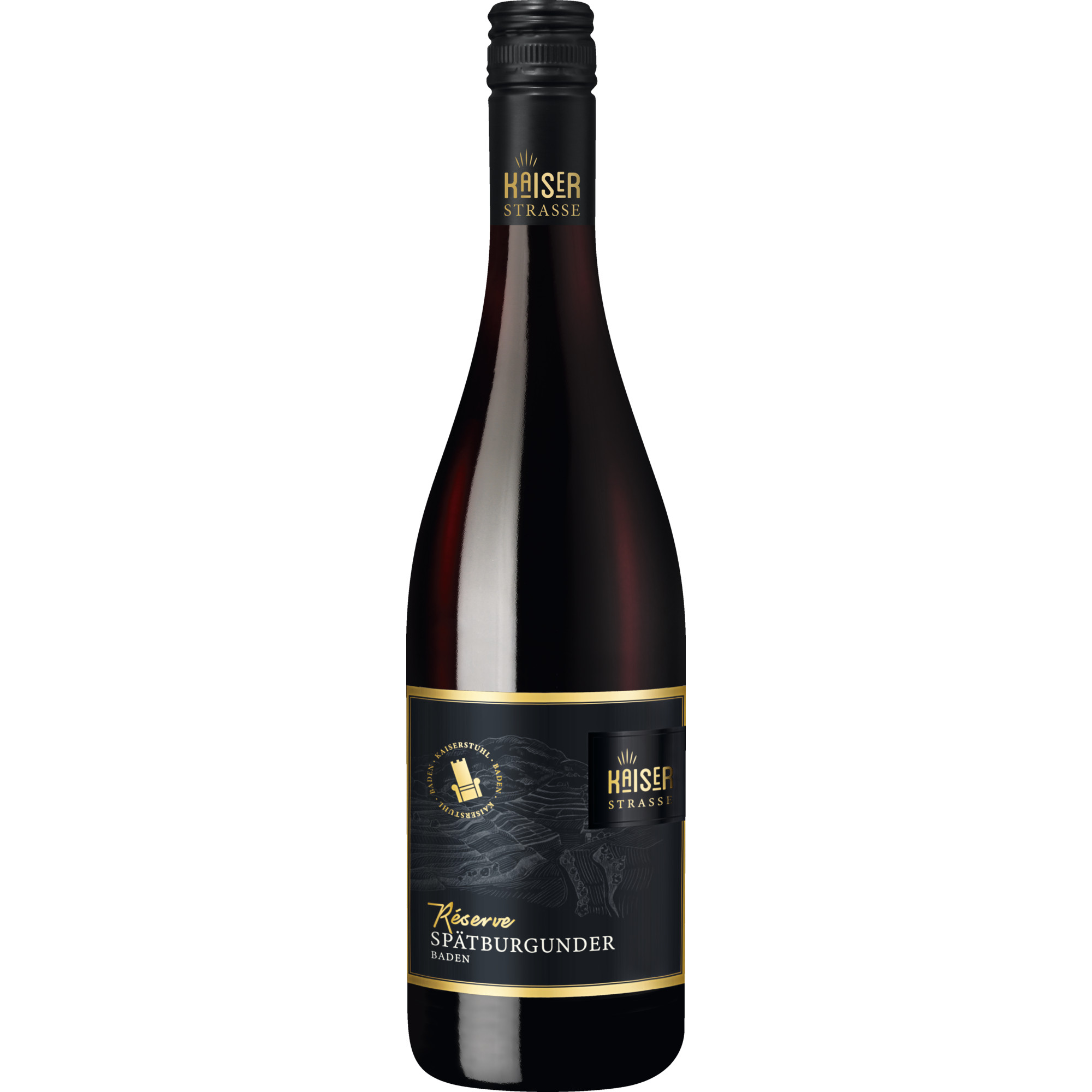Kaiserstrasse Spätburgunder Réserve, Trocken, Kaiserstuhl, Baden, Baden, 2023, Rotwein