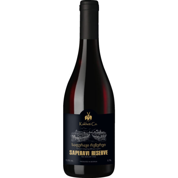 Kakheti Co. Saperavi Reserve, Halbtrocken, Georgien, Kakheti, 2022, Rotwein
