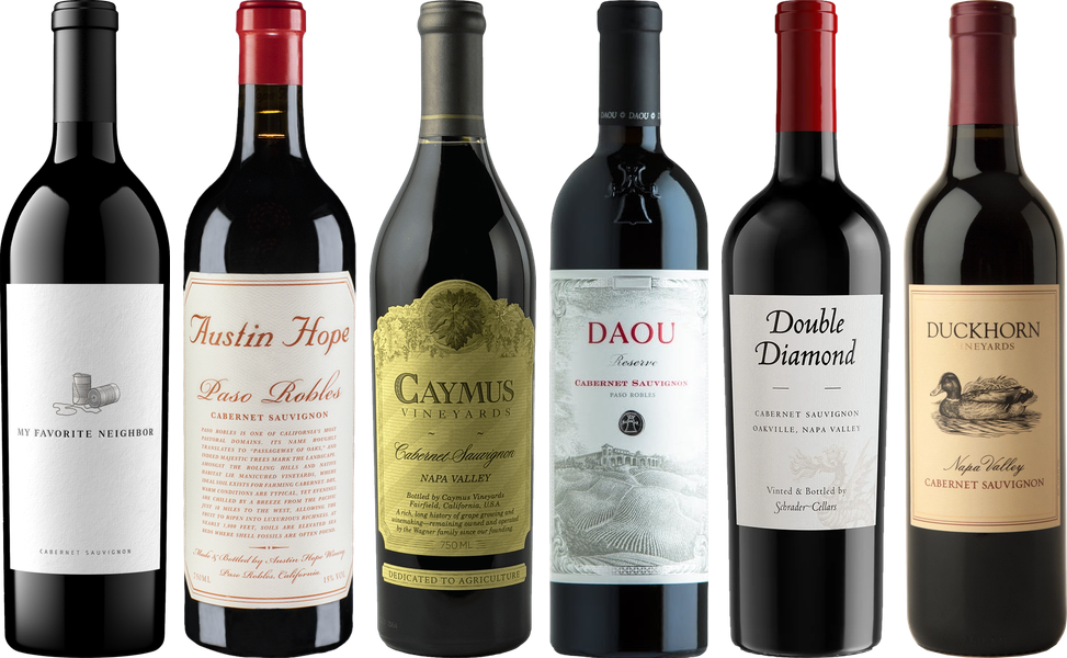 Kalifornien Cabernet Sauvignon Premium Verkostungsset