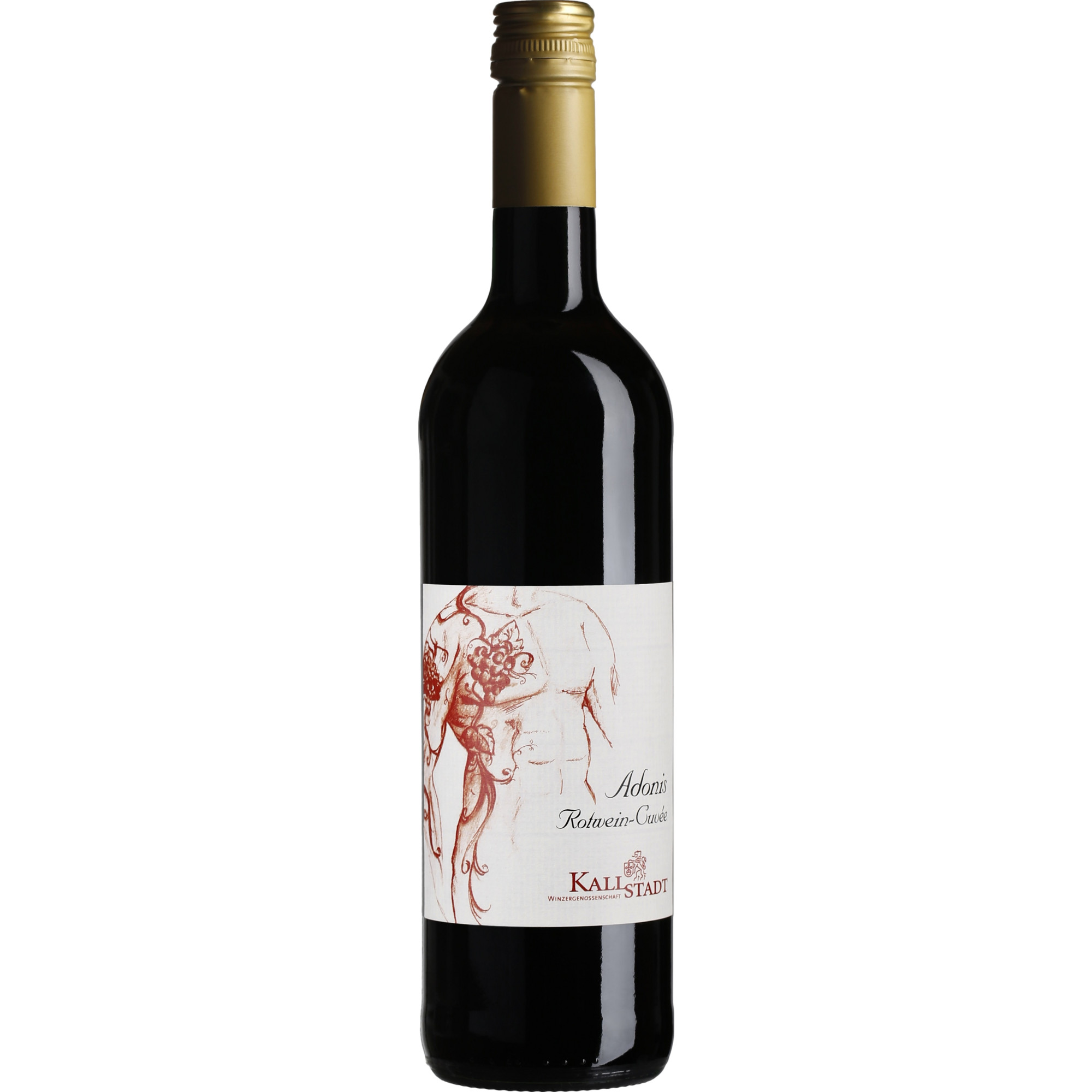 Kallstadt Cuvée Adonis Rot QbA, Trocken, Pfalz, Pfalz, 2022, Rotwein