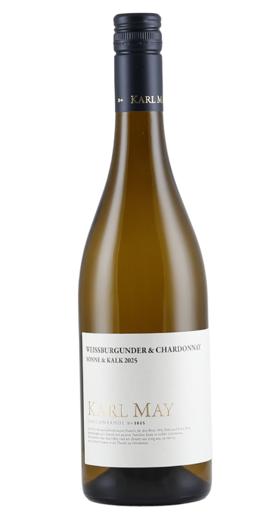 Karl May Weissburgunder & Chardonnay Sonne & Kalk trocken 2025