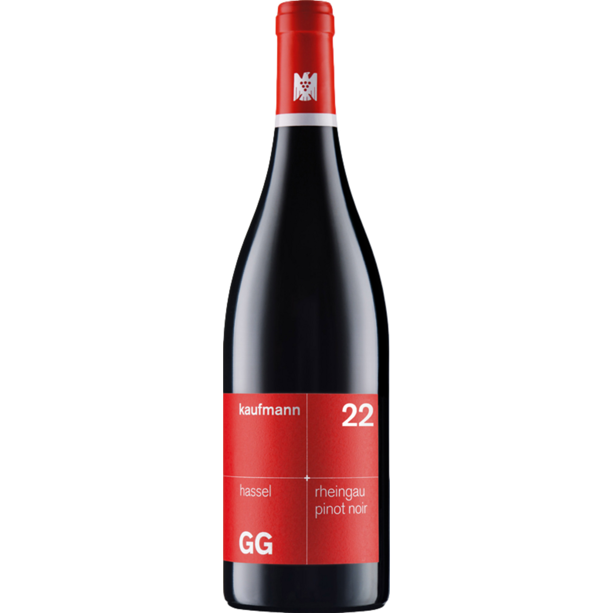 Kaufmann Hassel Pinot Noir GG Bio, Trocken, Rheingau, Rheingau, 2022, Rotwein
