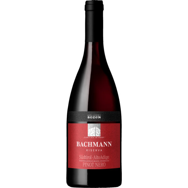 Kellerei Bozen Bachmann Pinot Noir Riserva, Alto Adige Riserva DOC, Trentino, 2022, Rotwein