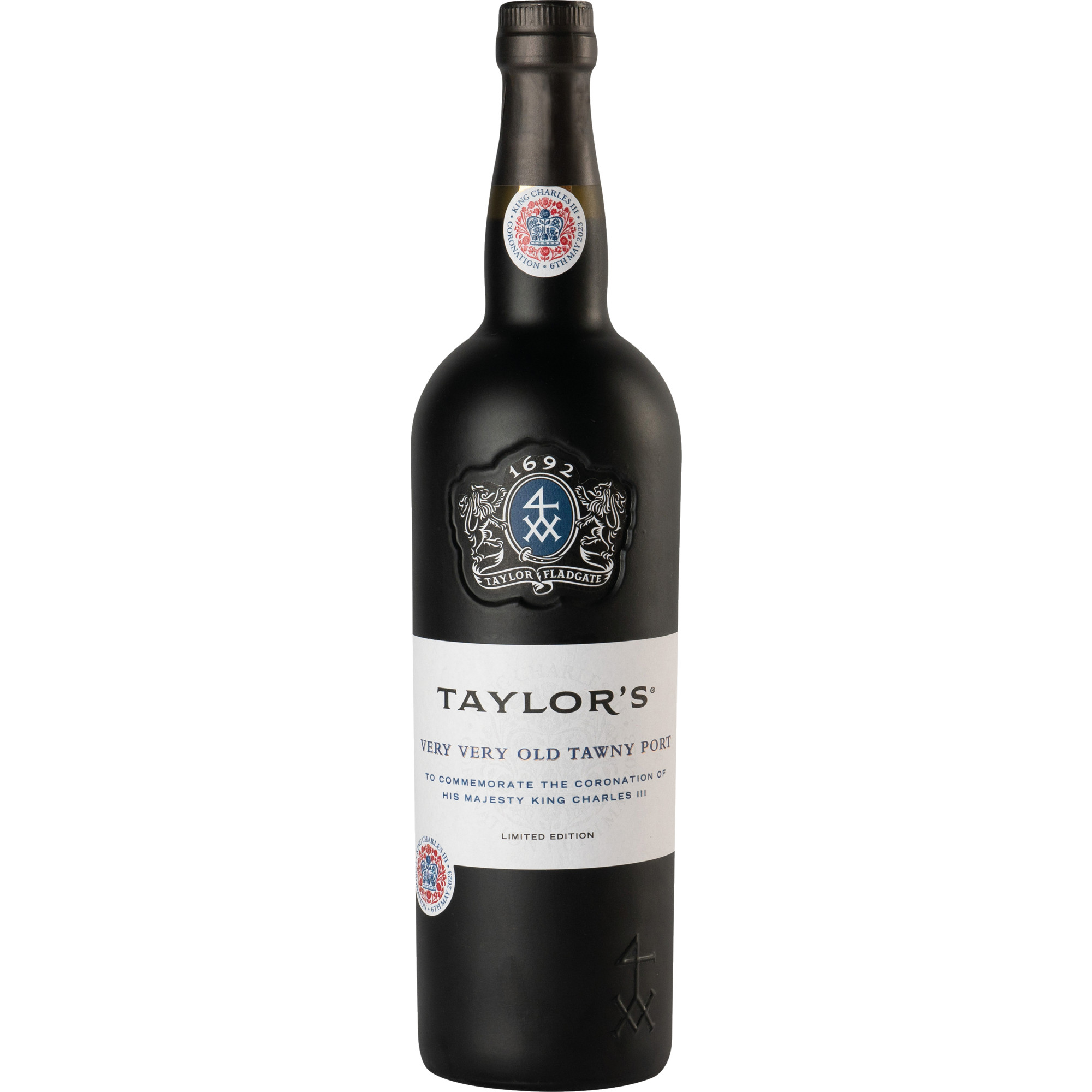 King Charles III 80 Years Very Very Old Tawny Port, Douro DOC, 0,75 L, 20 % Vol., 6er Holzkiste, Douro, Spirituosen