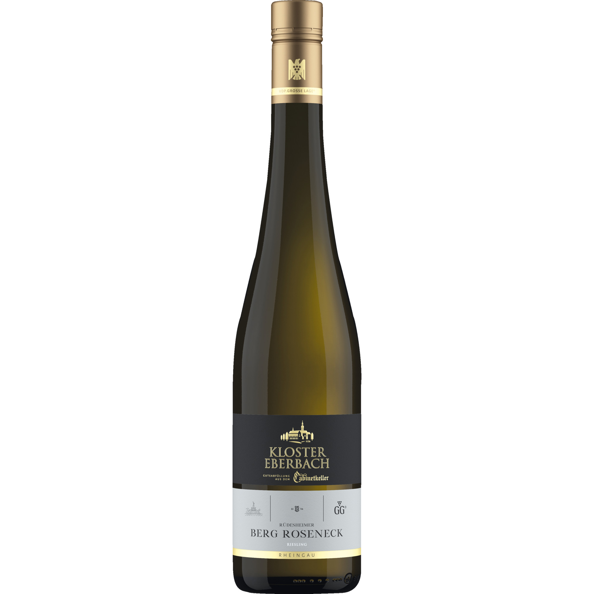 Kloster Eberbach Roseneck Riesling GG, Trocken, Rheingau, Rheingau, 2020, Weißwein