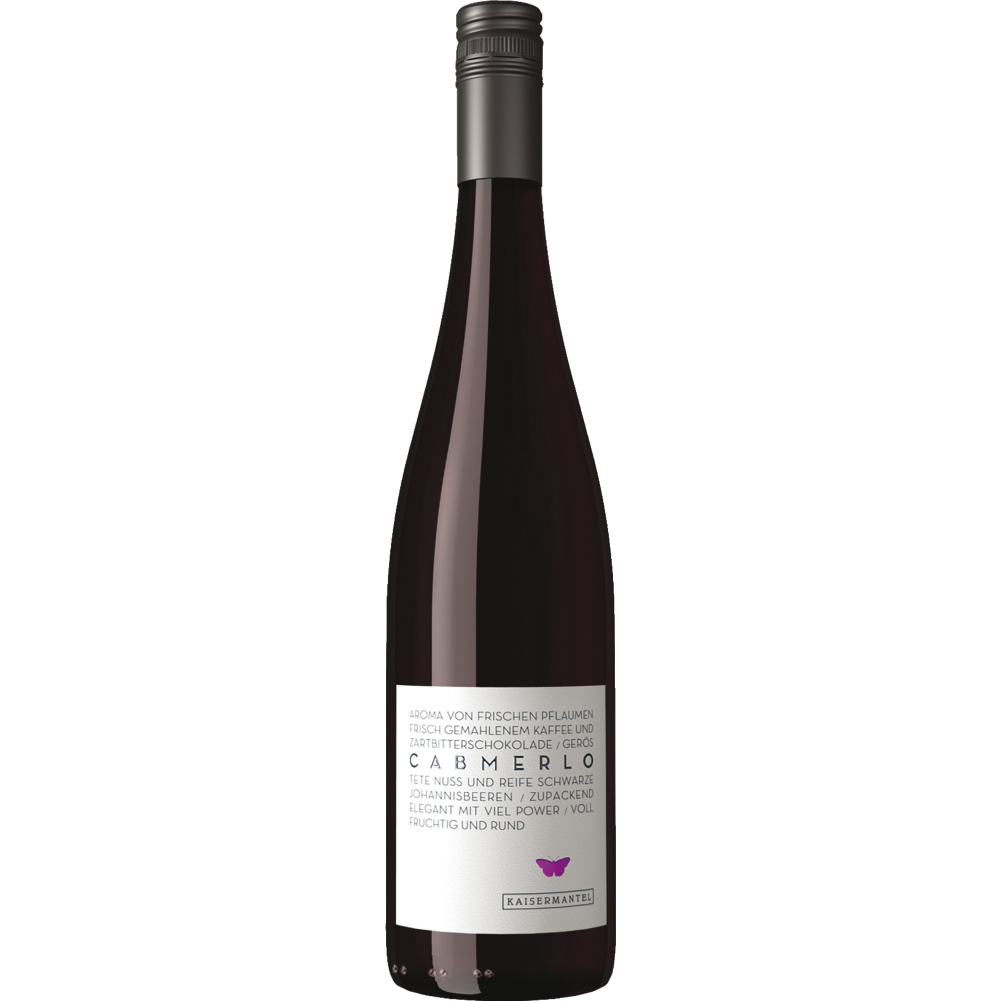 Köhler Kaisermantel Cabmerlo, Trocken, Rheinhessen, Rheinhessen, 2021, Rotwein