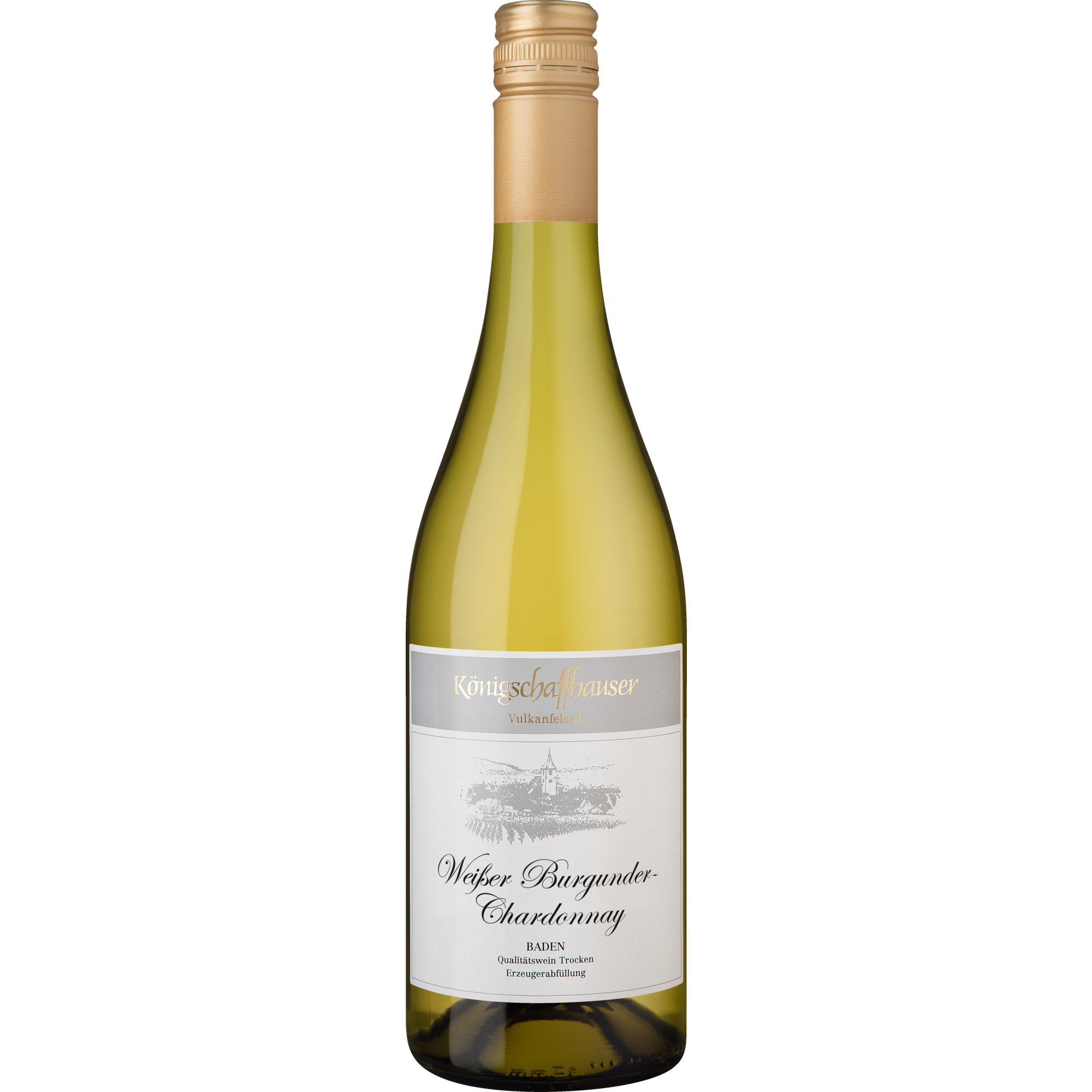 Königschaffhauser Vulkanfelsen Weißer Burgunder-, Chardonnay, trocken, Baden, Baden, 2025, Weißwein