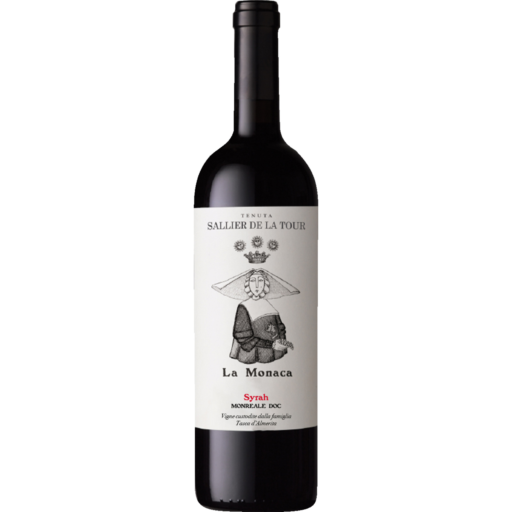 La Monaca Syrah, Monreale DOC, Magnum, Sizilien, 2021, Rotwein