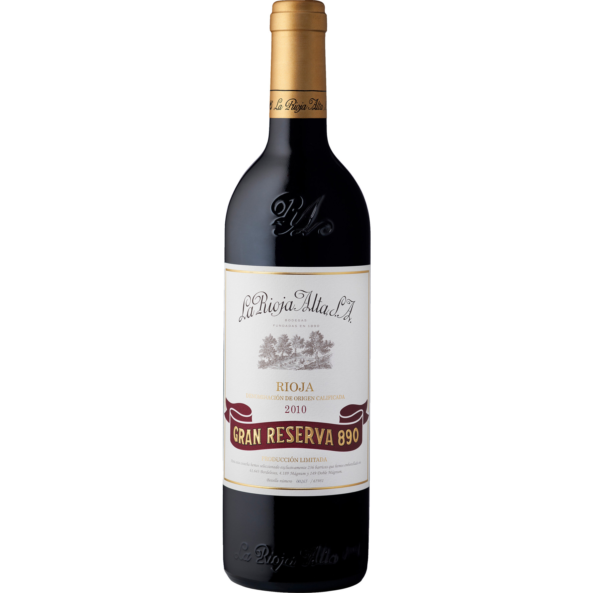 La Rioja Alta 890 Rioja Gran Reserva, Rioja DOCa, Magnum, Rioja, 2010, Rotwein