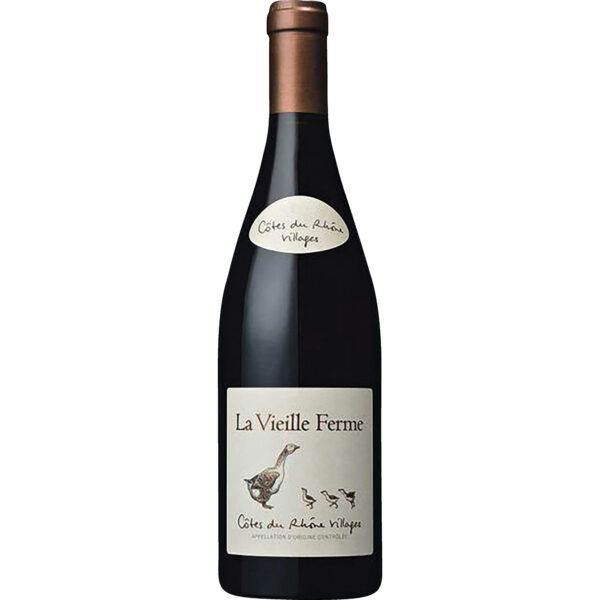 La Vieille Ferme Côte du Rhône Villages Rouge, Côtes du Rhône Villages AOP, Rhône, 2023, Rotwein